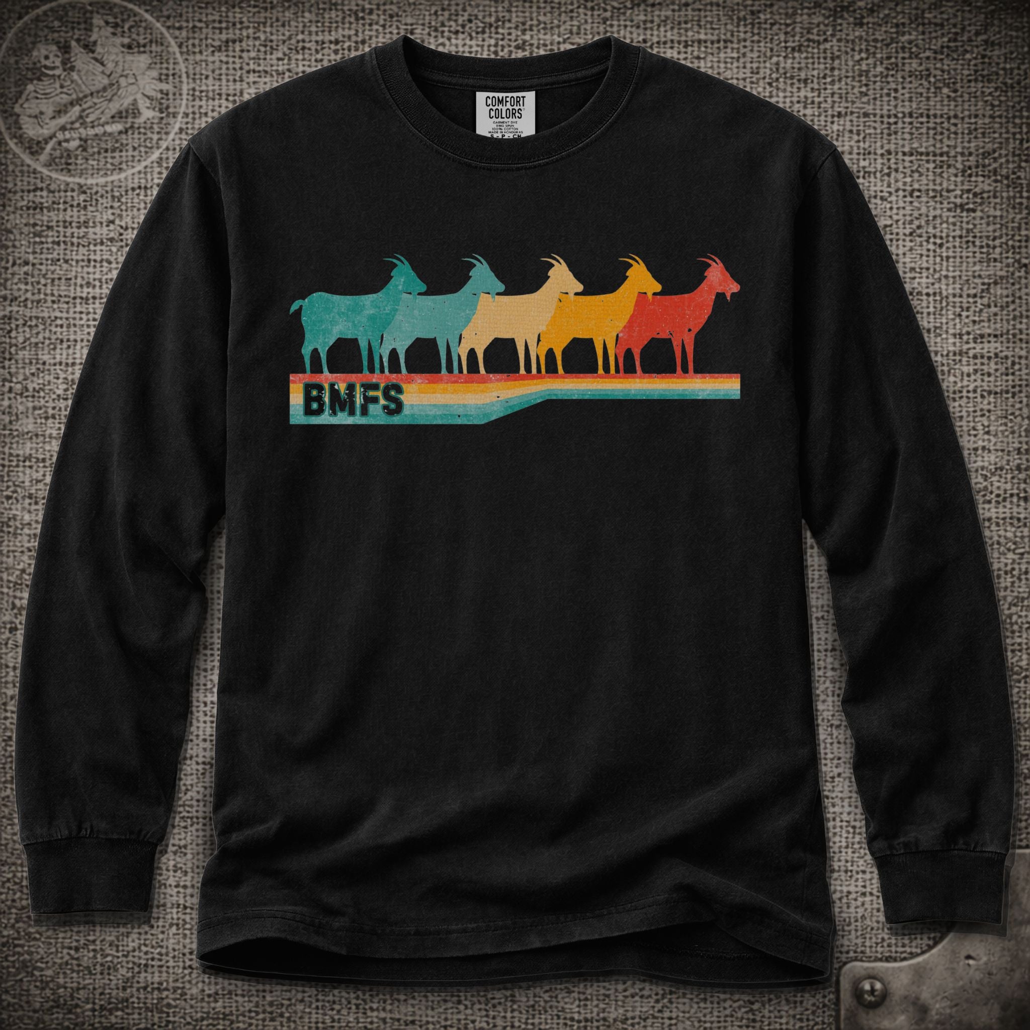 BMFS Retro Goats | Billy Strings Shakedown Lot Long Sleeve Tee