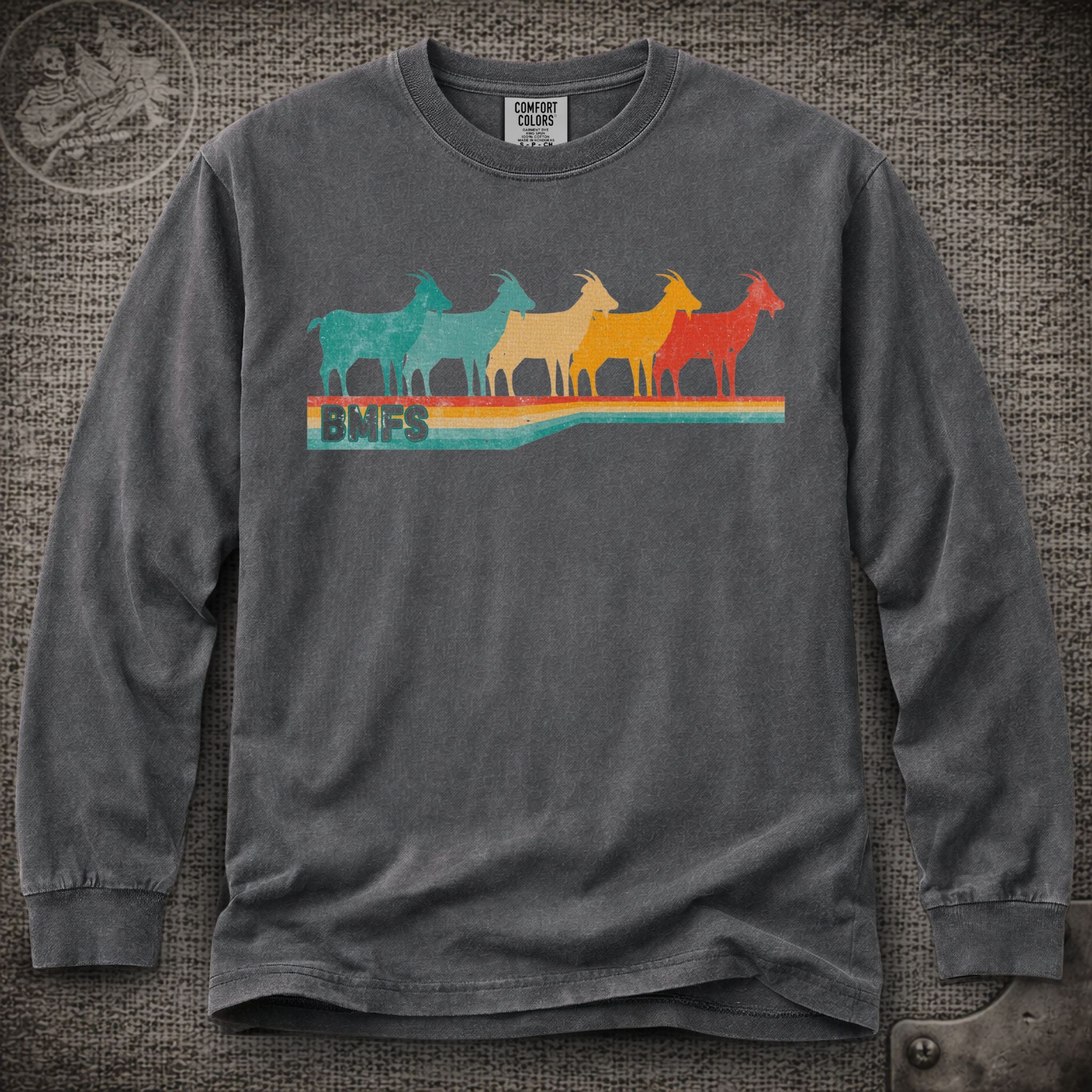 BMFS Retro Goats | Billy Strings Shakedown Lot Long Sleeve Tee