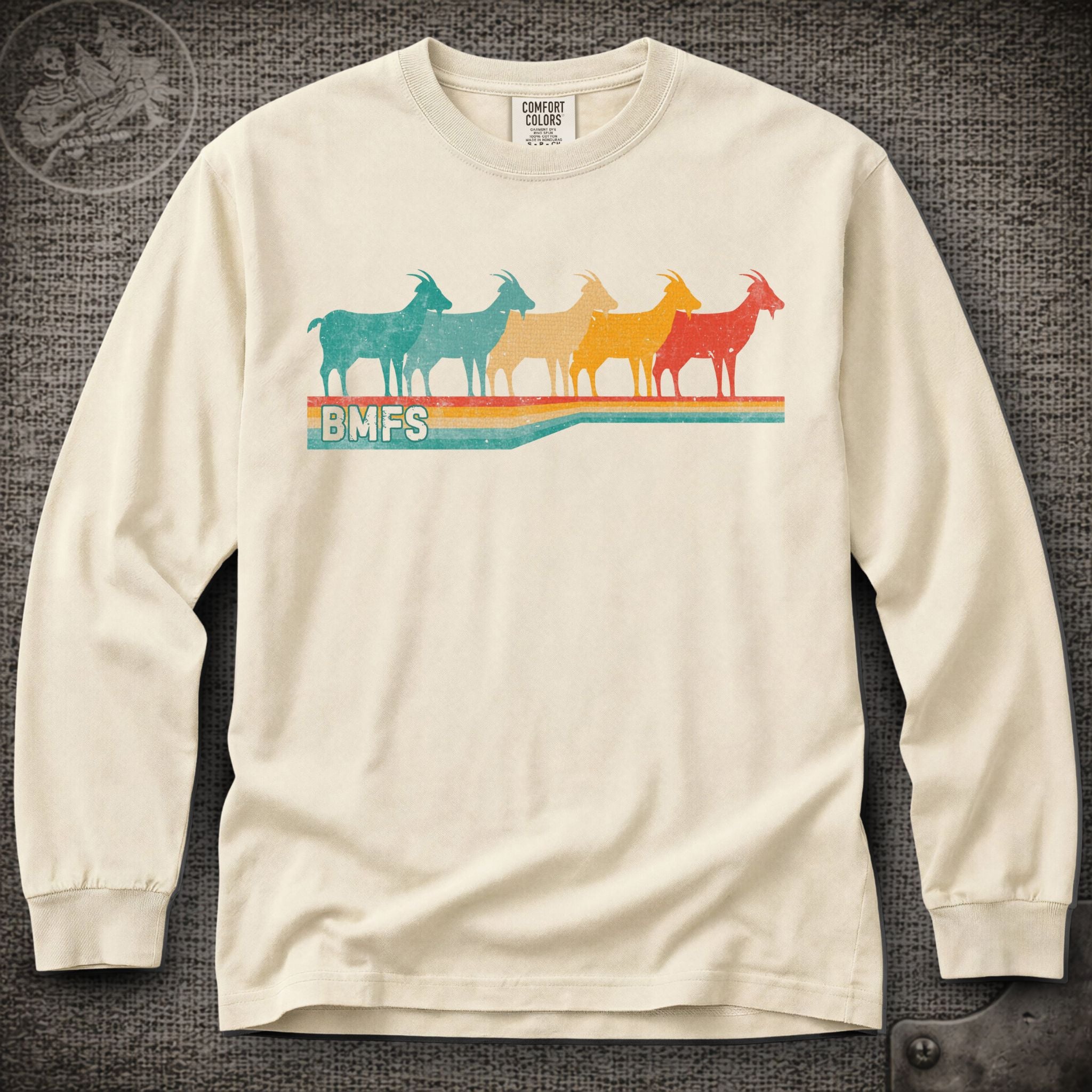 BMFS Retro Goats | Billy Strings Shakedown Lot Long Sleeve Tee
