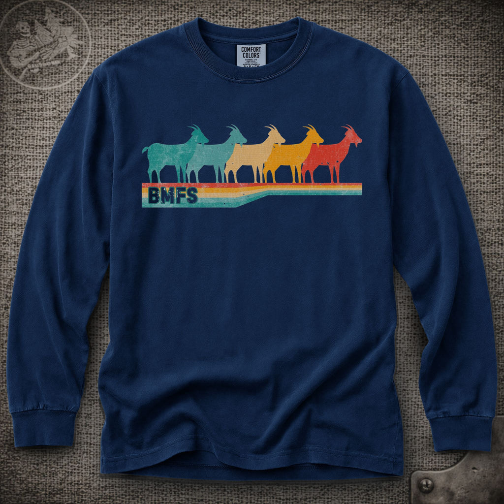 BMFS Retro Goats | Billy Strings Shakedown Lot Long Sleeve Tee