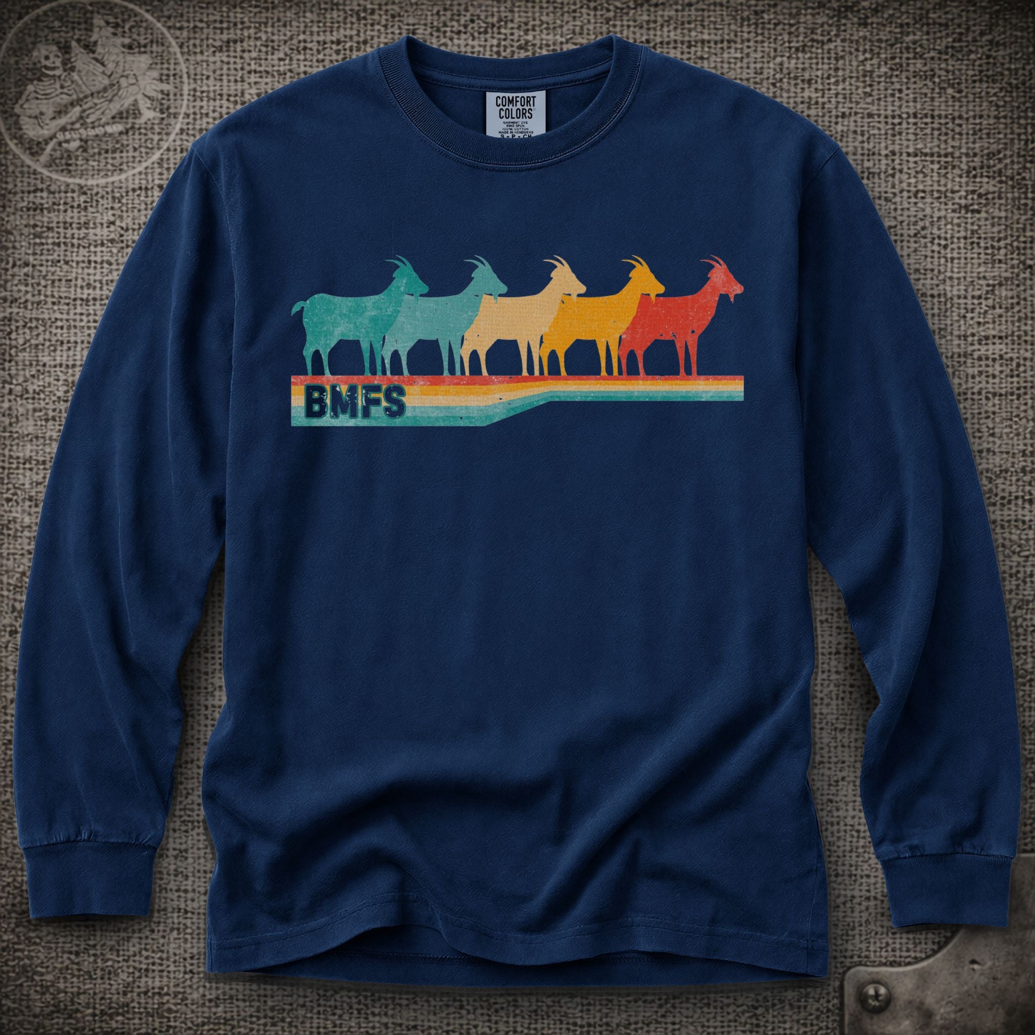 BMFS Retro Goats | Billy Strings Shakedown Lot Long Sleeve Tee