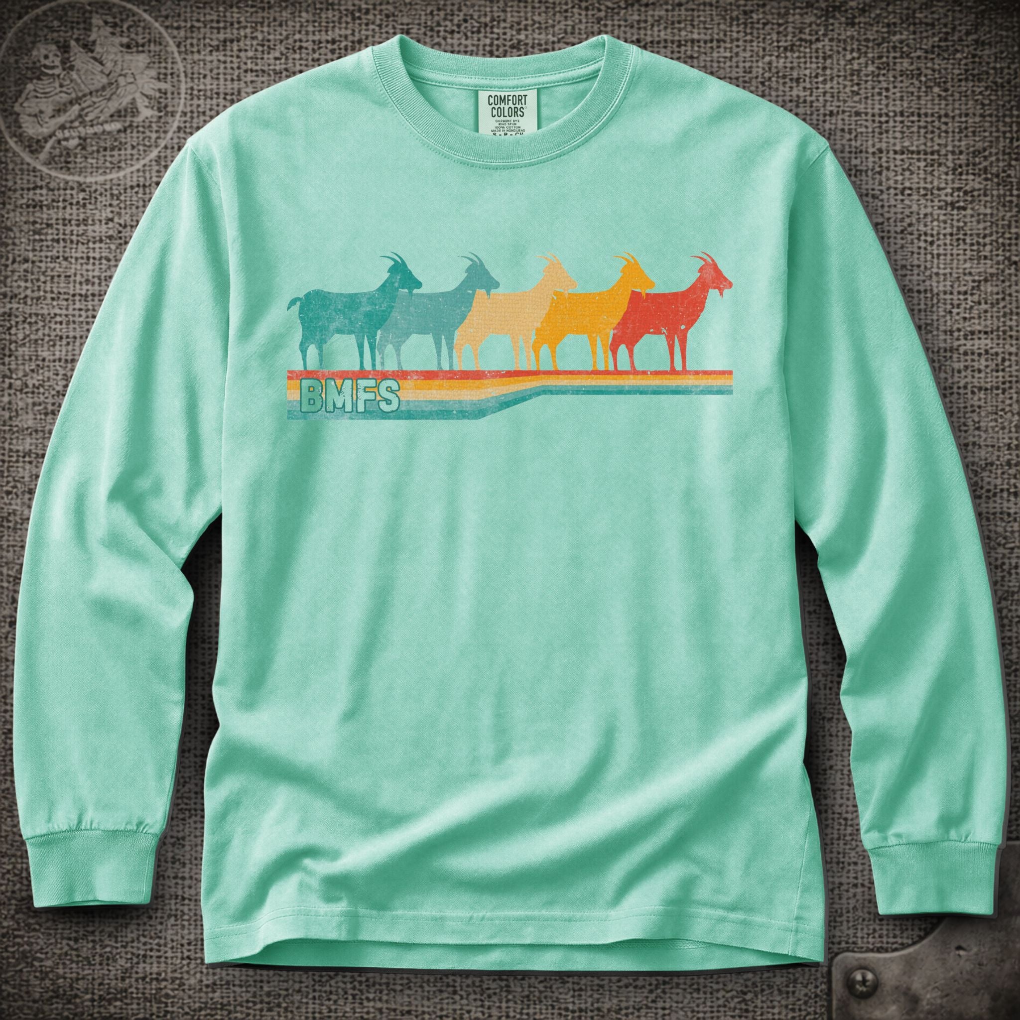BMFS Retro Goats | Billy Strings Shakedown Lot Long Sleeve Tee