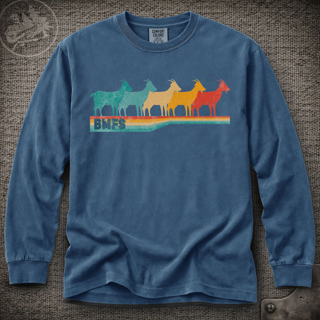 BMFS Retro Goats | Billy Strings Shakedown Lot Long Sleeve Tee