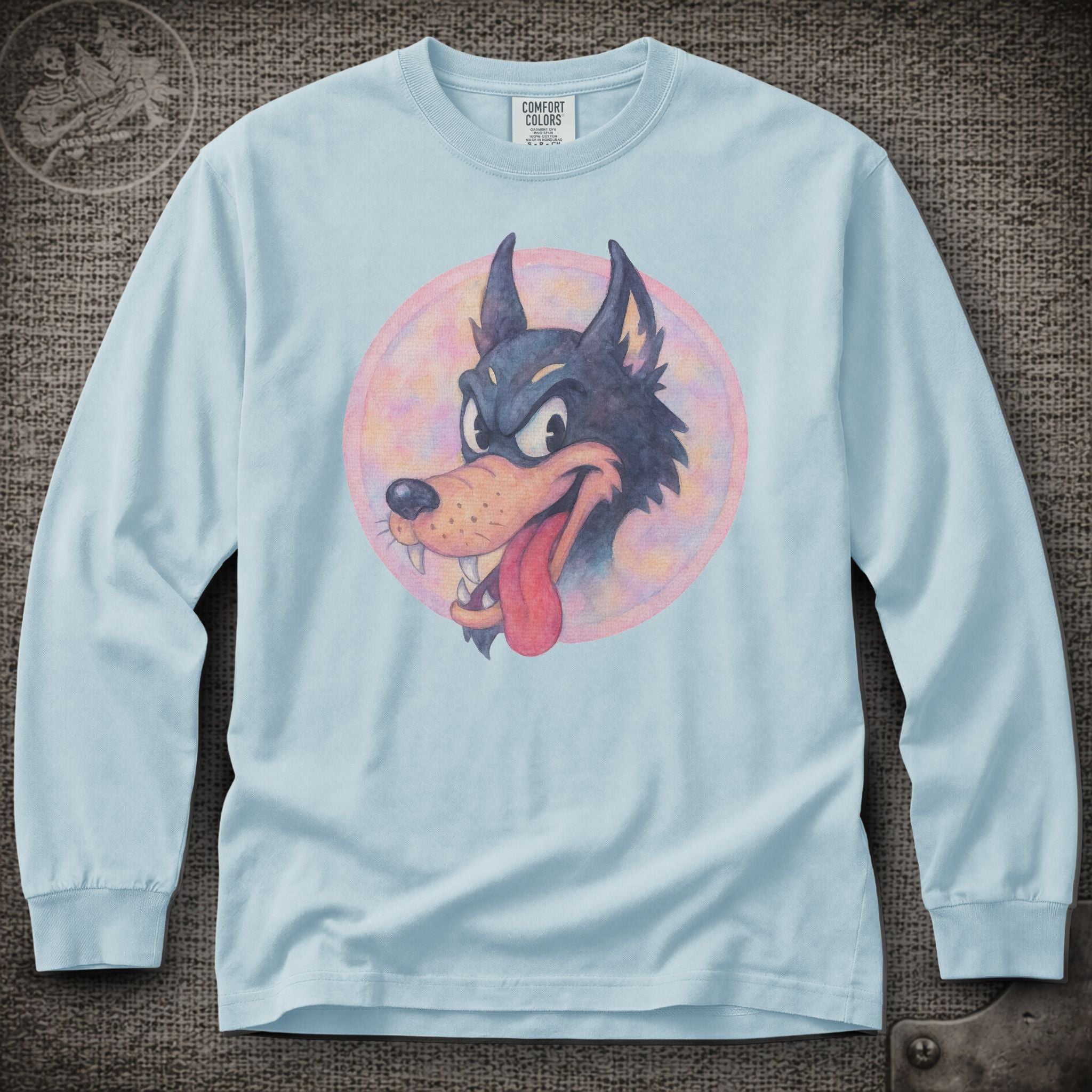 Wolf Guitar in Pastel | Jerry Garcia Shakedown Lot Long Sleeve Tee