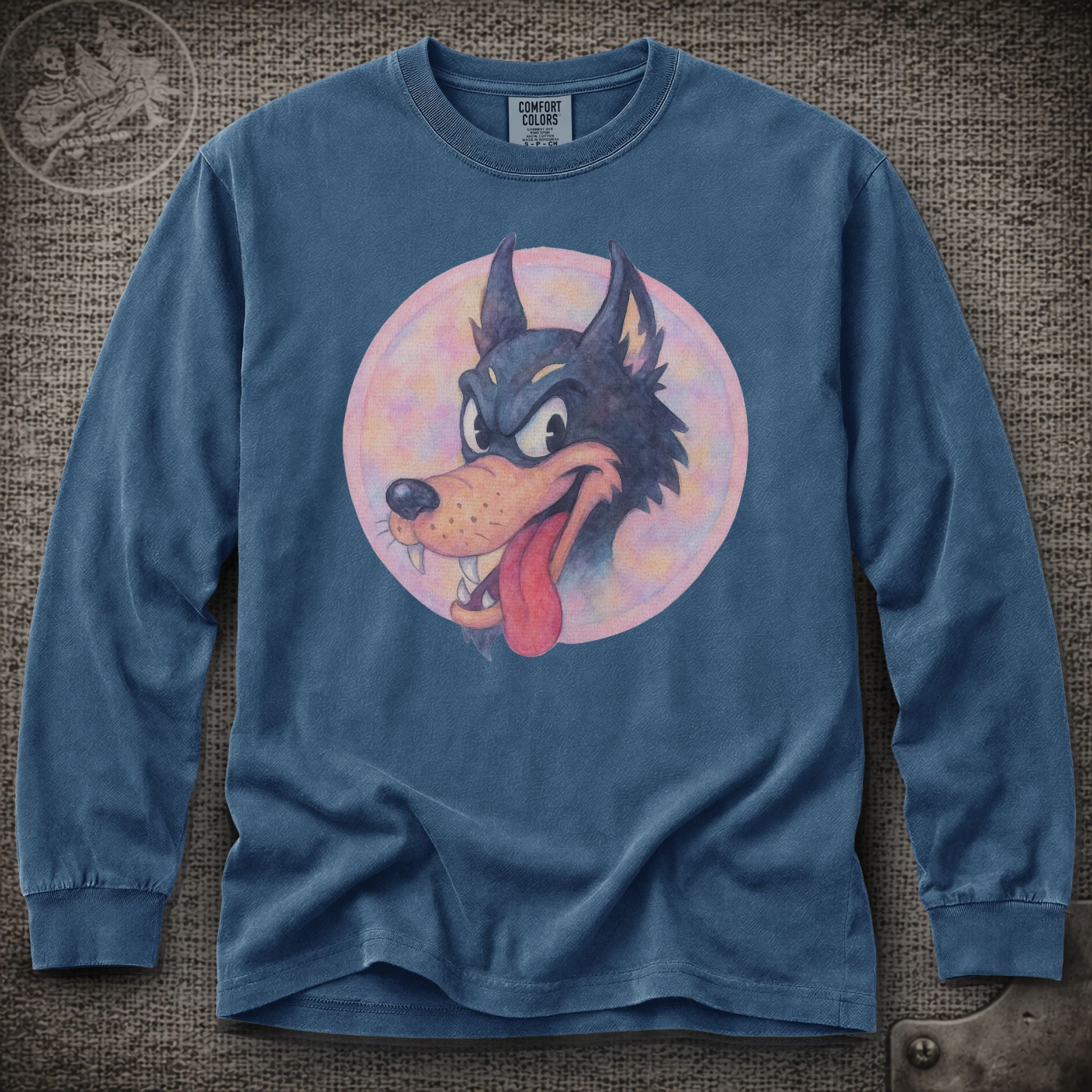 Wolf Guitar in Pastel | Jerry Garcia Shakedown Lot Long Sleeve Tee