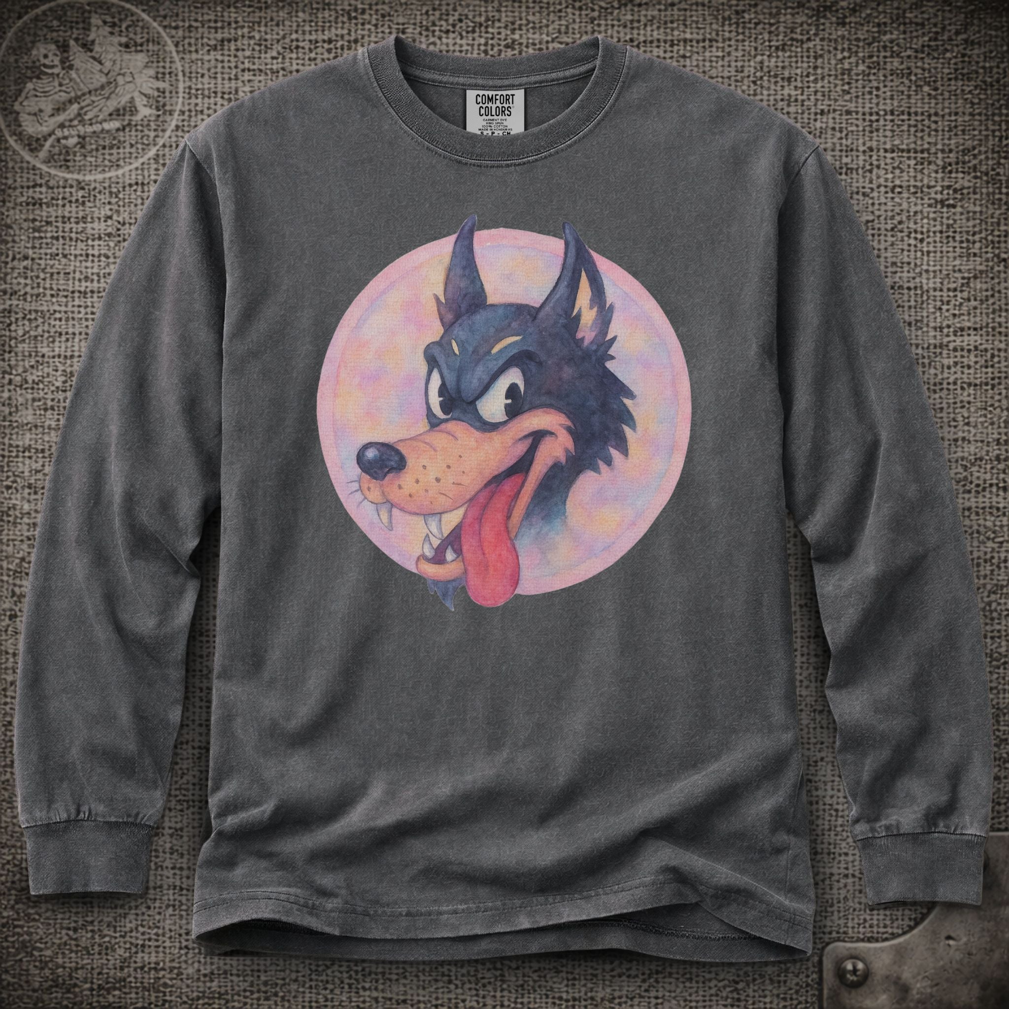 Wolf Guitar in Pastel | Jerry Garcia Shakedown Lot Long Sleeve Tee