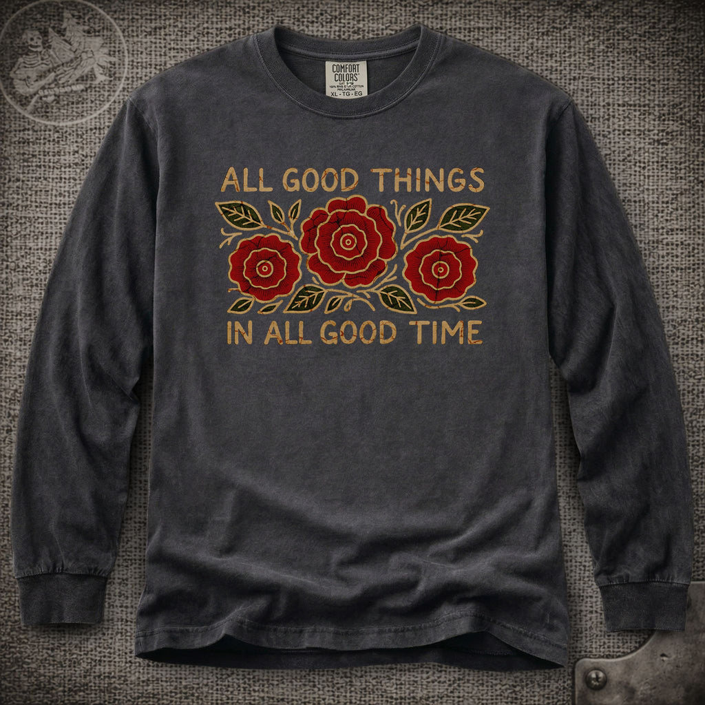 Run for the Roses | Jerry Garcia Band Shakedown Lot Long Sleeve Tee