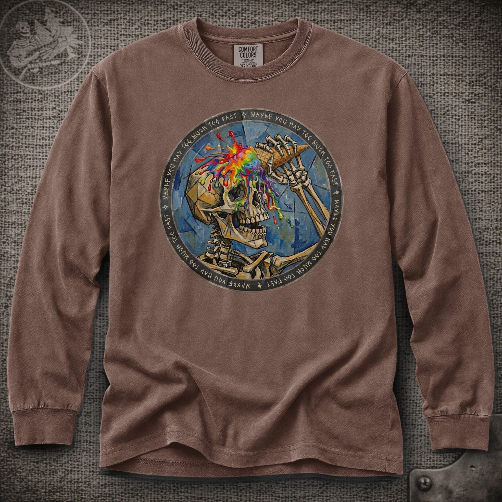Ice Cream Skeleton | Grateful Dead Shakedown Street Long Sleeve Tee