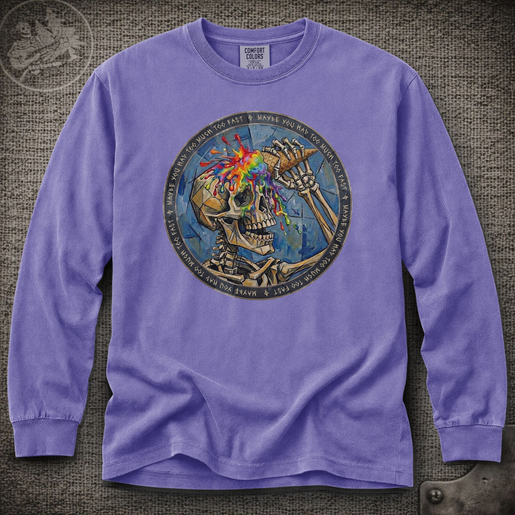 Ice Cream Skeleton | Grateful Dead Shakedown Street Long Sleeve Tee