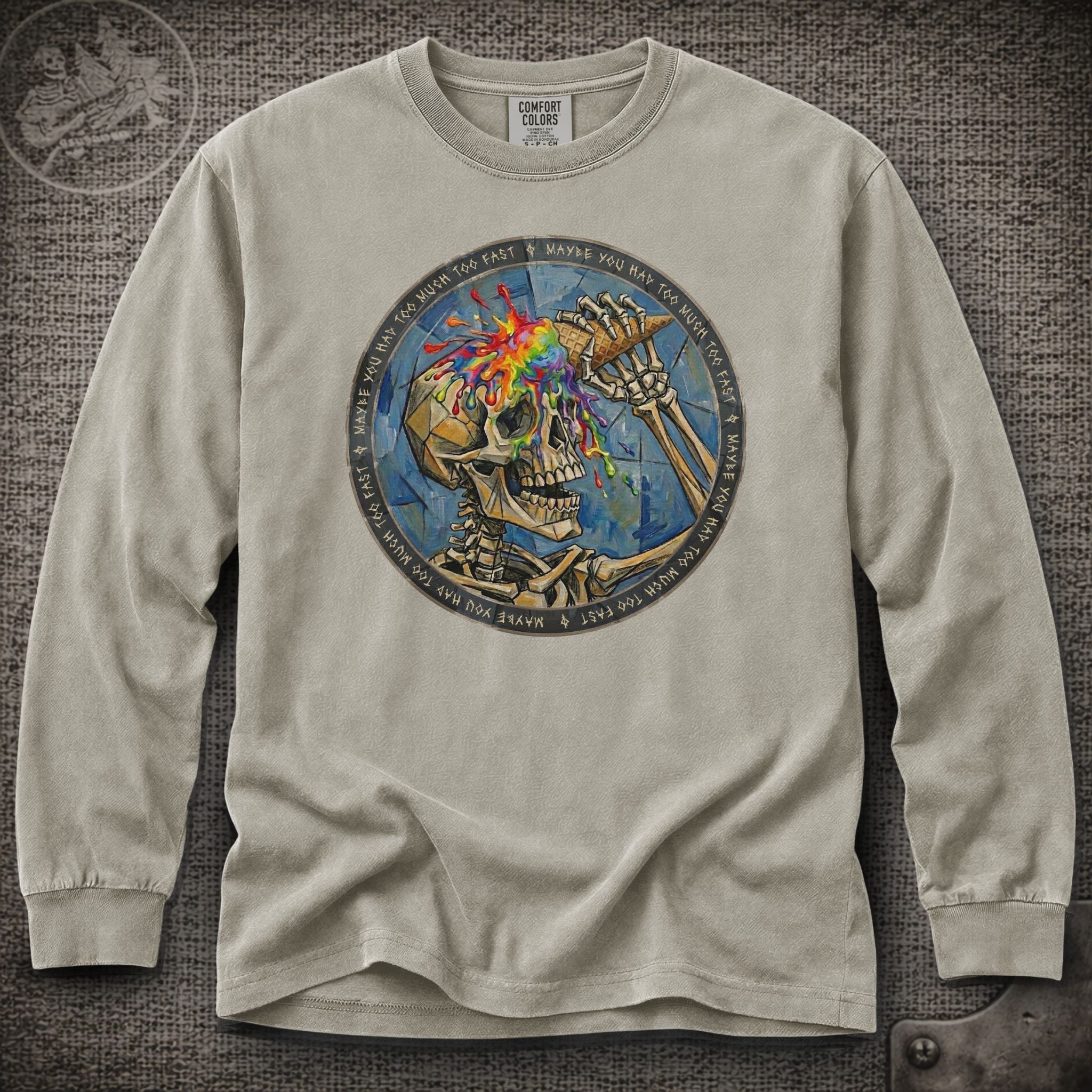 Ice Cream Skeleton | Grateful Dead Shakedown Street Long Sleeve Tee