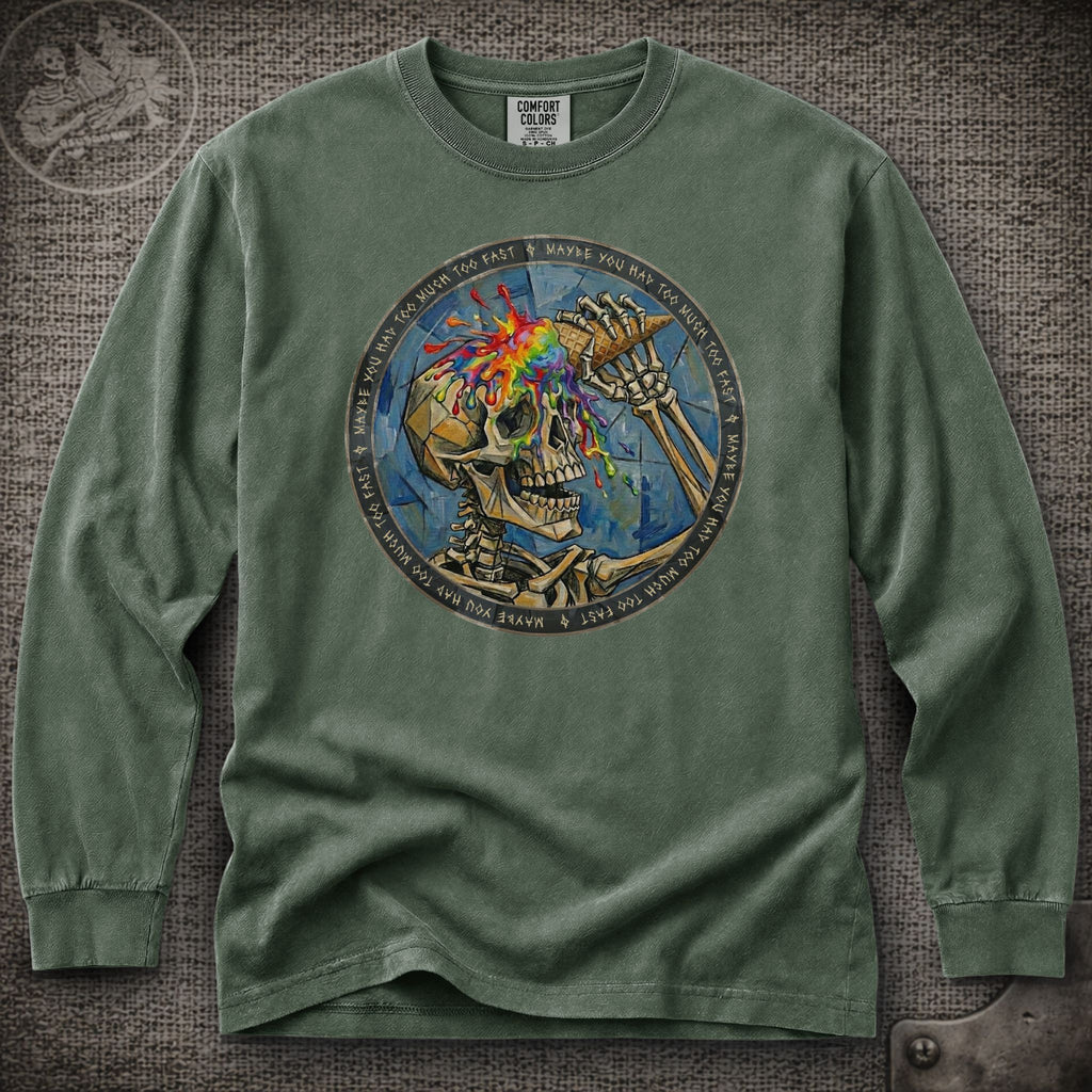 Ice Cream Skeleton | Grateful Dead Shakedown Street Long Sleeve Tee