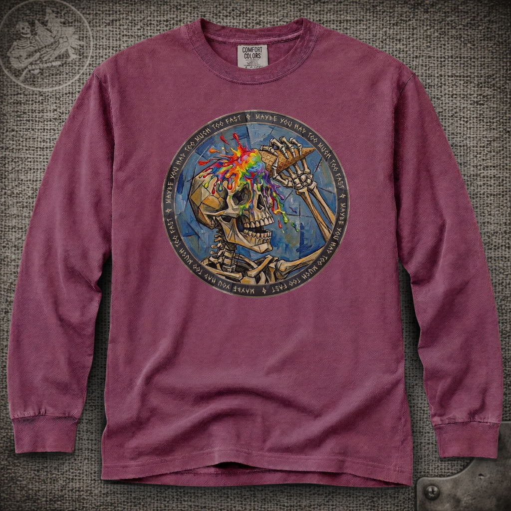 Ice Cream Skeleton | Grateful Dead Shakedown Street Long Sleeve Tee