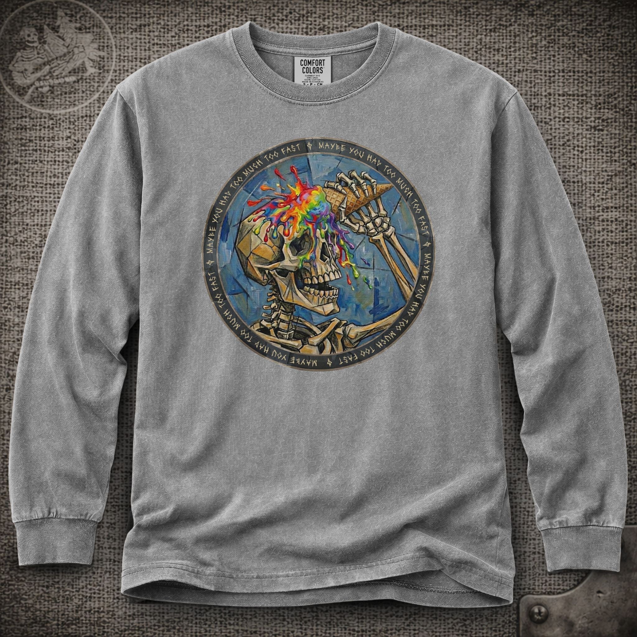Ice Cream Skeleton | Grateful Dead Shakedown Street Long Sleeve Tee