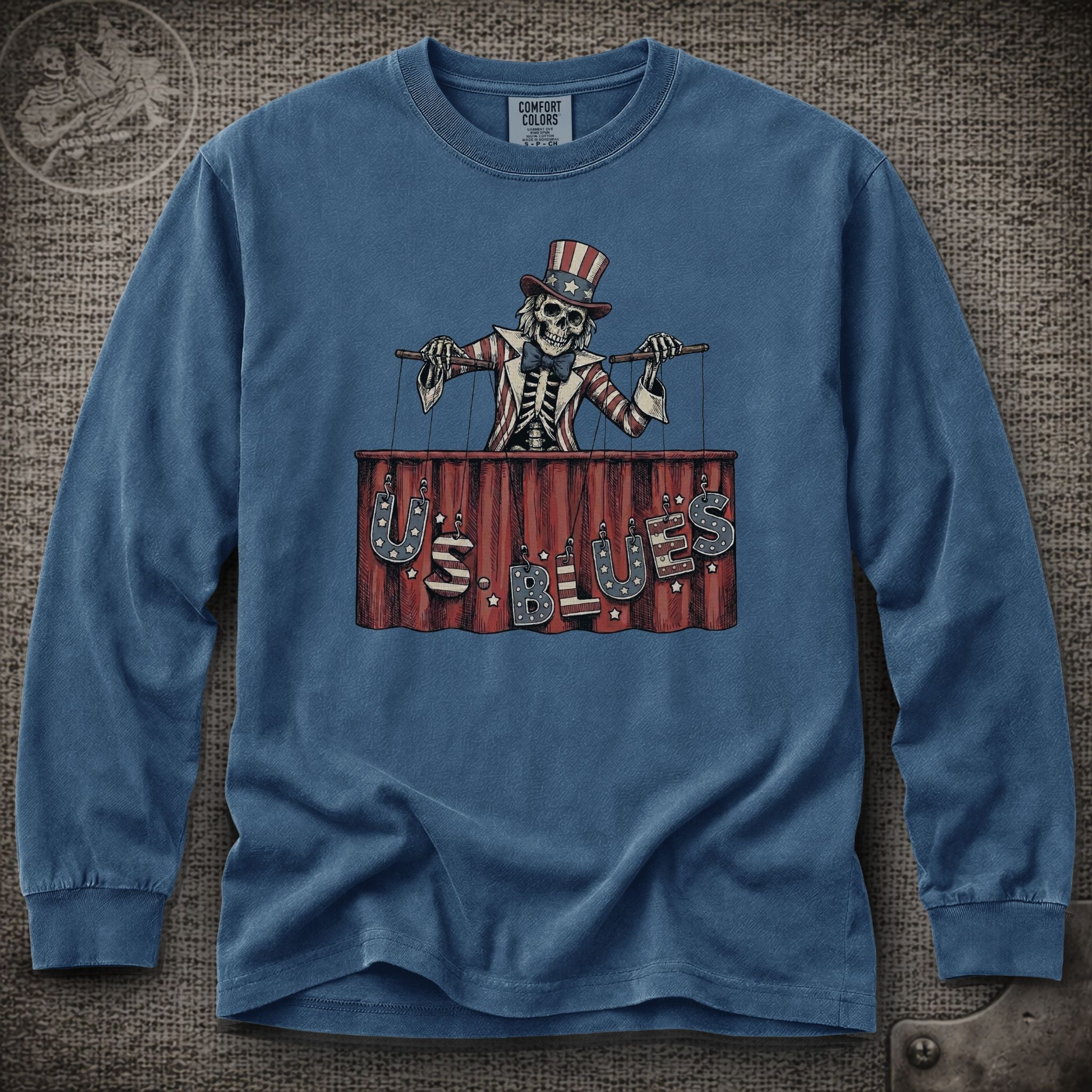 U.S. Blues | Grateful Dead Shakedown Lot Style Long Sleeve Tee