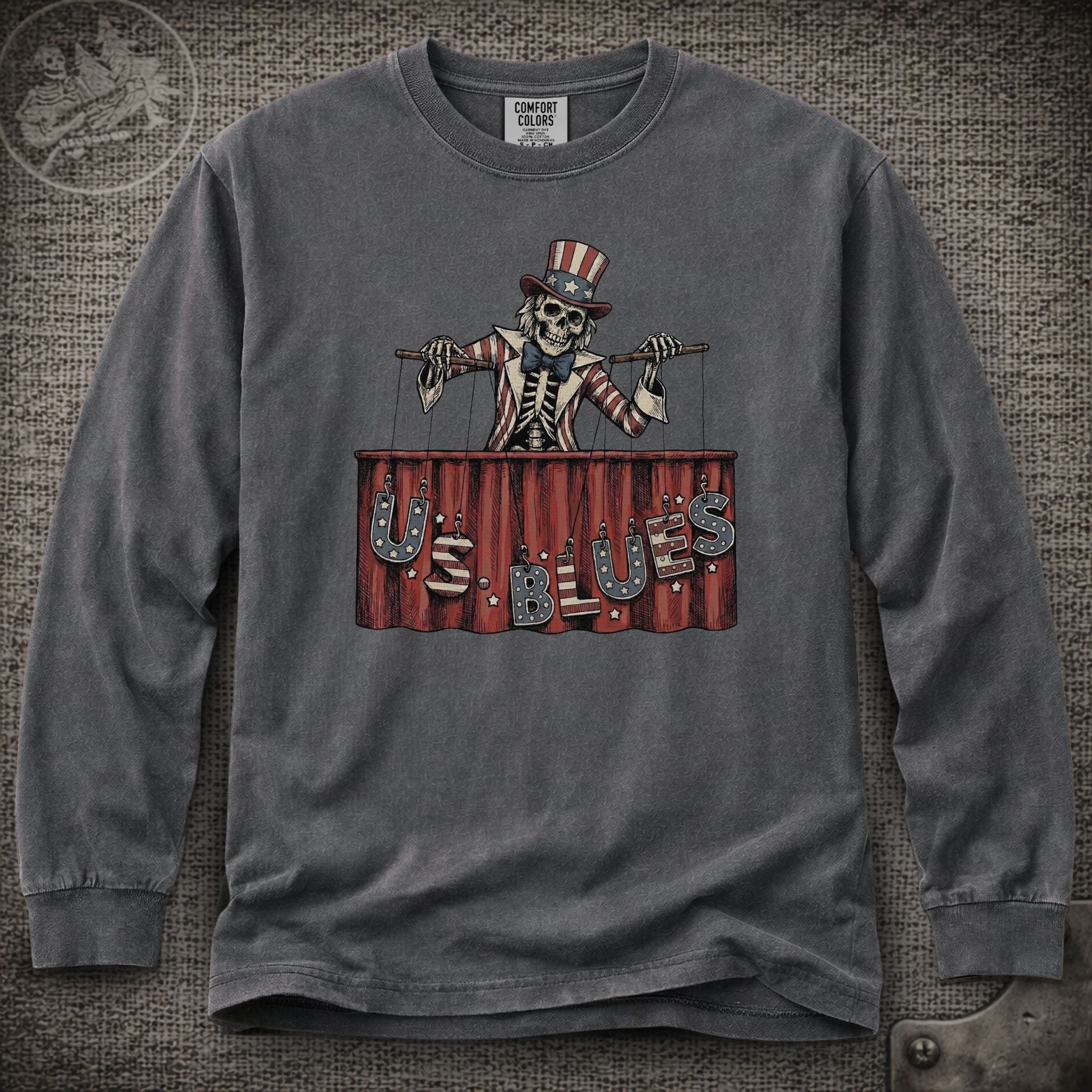 U.S. Blues | Grateful Dead Shakedown Lot Style Long Sleeve Tee