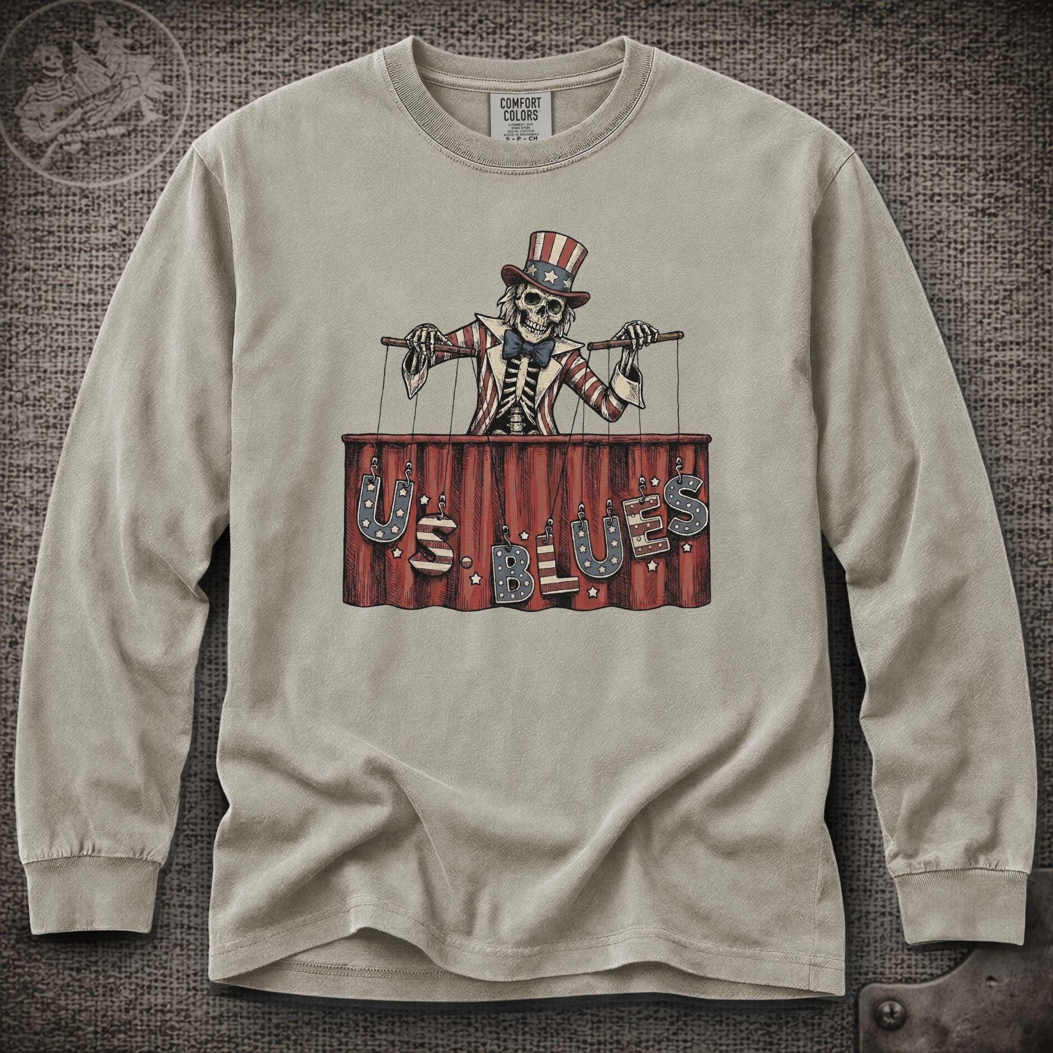 U.S. Blues | Grateful Dead Shakedown Lot Style Long Sleeve Tee