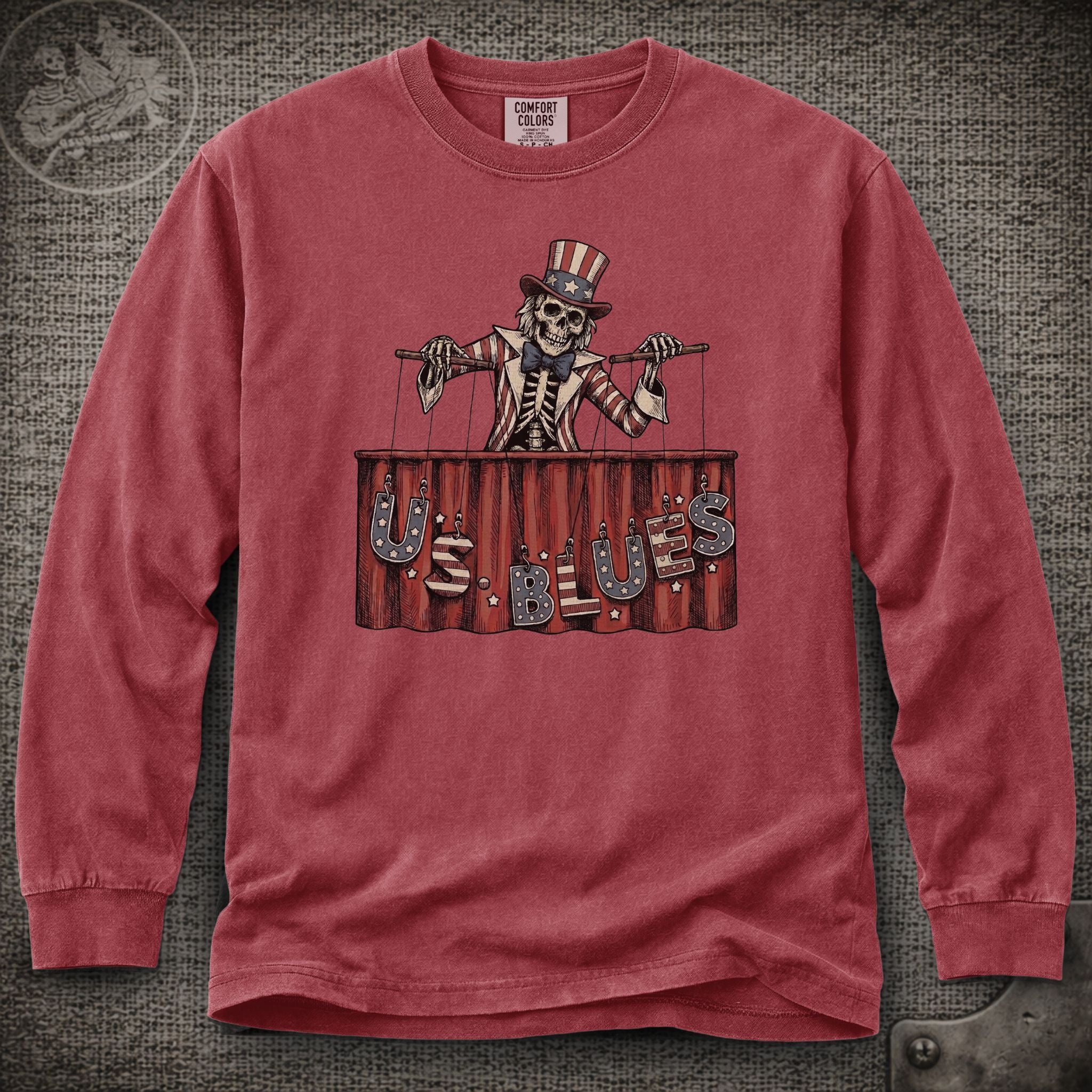 U.S. Blues | Grateful Dead Shakedown Lot Style Long Sleeve Tee