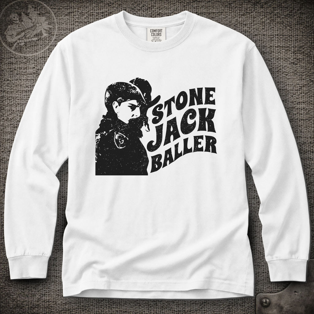 Easy Wind Pigpen | Stone Jack Baller | Grateful Dead Shakedown Lot Style Long Sleeve Tee