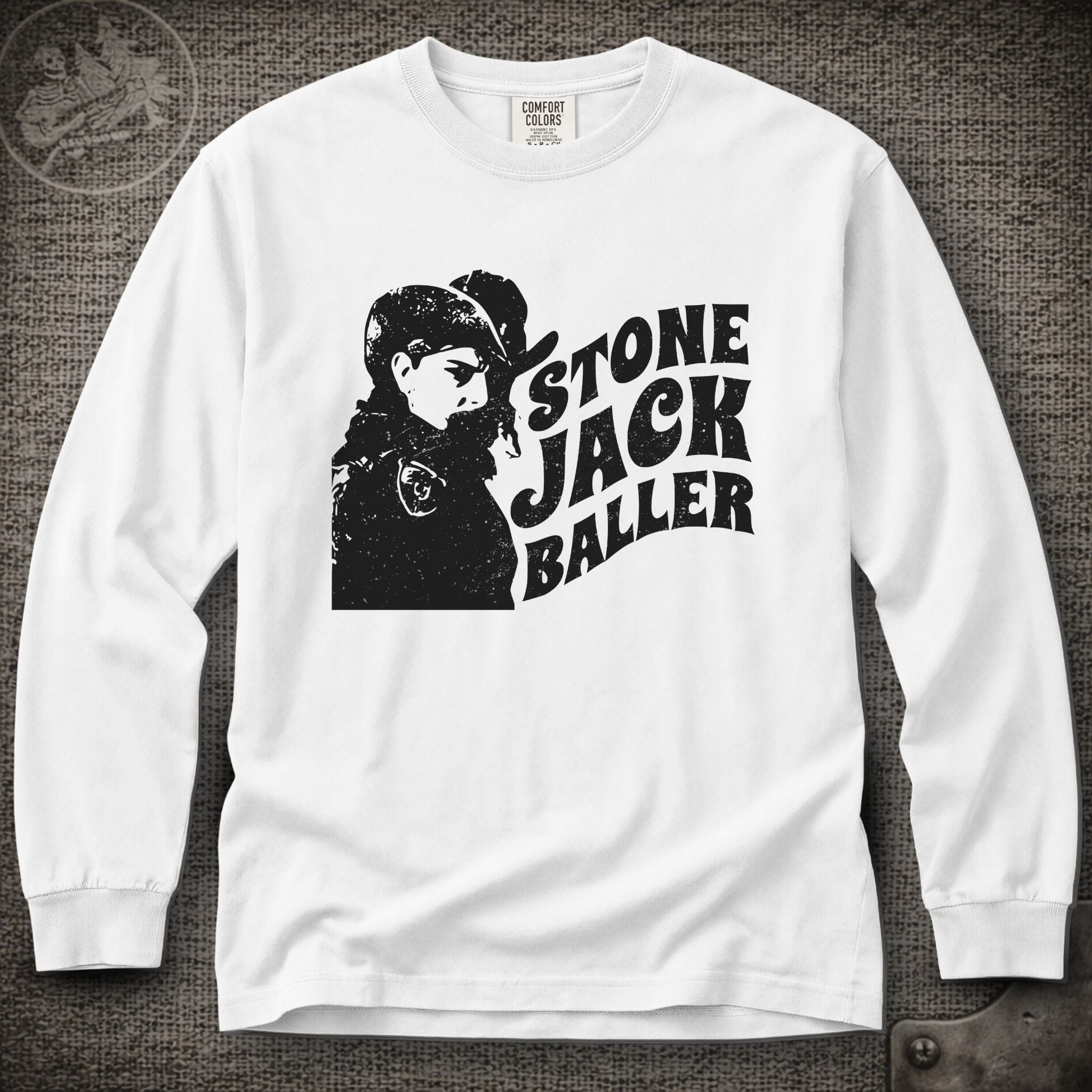 Easy Wind Pigpen | Stone Jack Baller | Grateful Dead Shakedown Lot Style Long Sleeve Tee