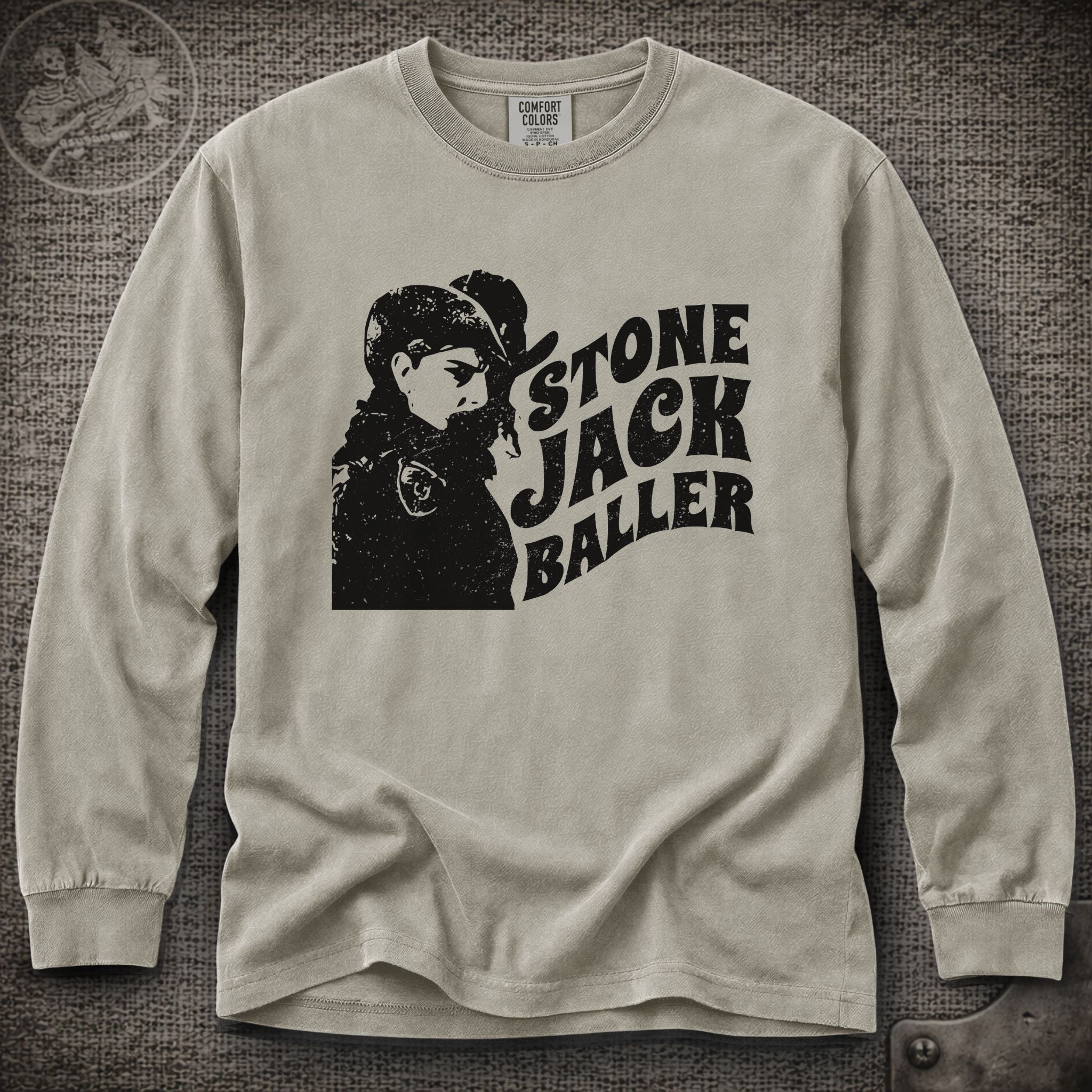 Easy Wind Pigpen | Stone Jack Baller | Grateful Dead Shakedown Lot Style Long Sleeve Tee