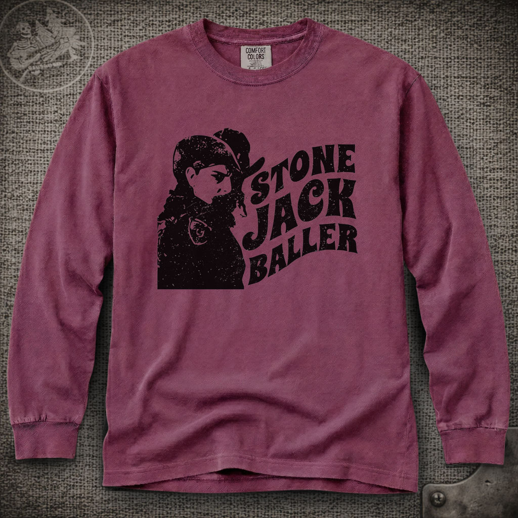 Easy Wind Pigpen | Stone Jack Baller | Grateful Dead Shakedown Lot Style Long Sleeve Tee