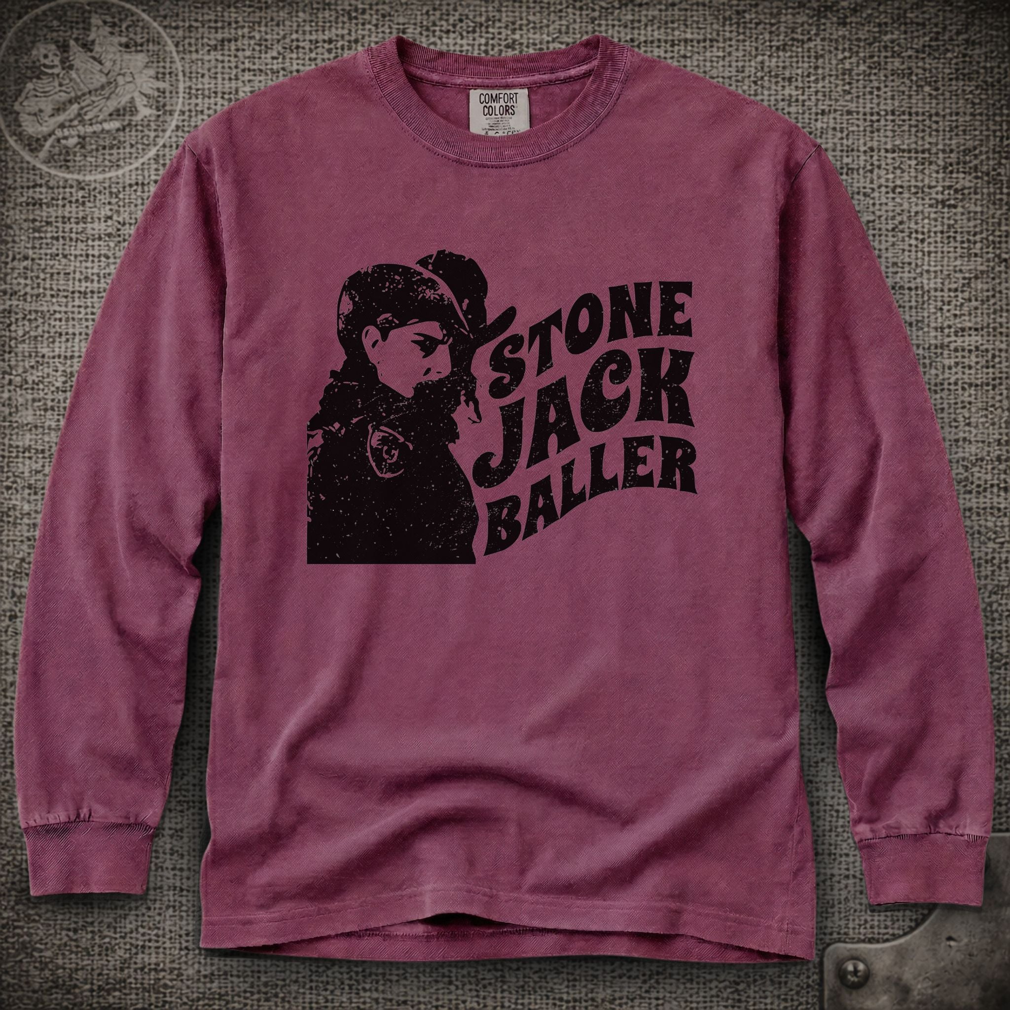Easy Wind Pigpen | Stone Jack Baller | Grateful Dead Shakedown Lot Style Long Sleeve Tee