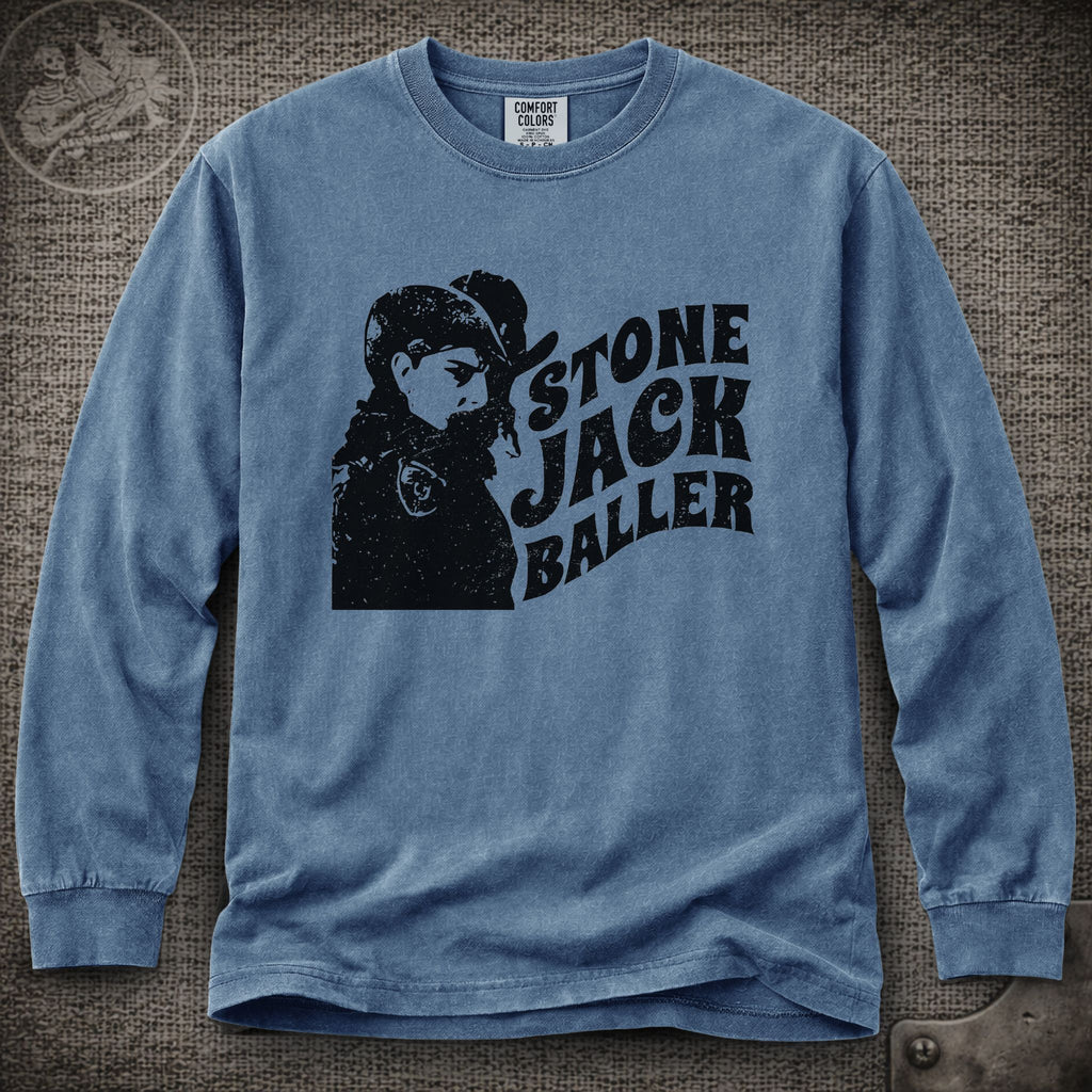 Easy Wind Pigpen | Stone Jack Baller | Grateful Dead Shakedown Lot Style Long Sleeve Tee