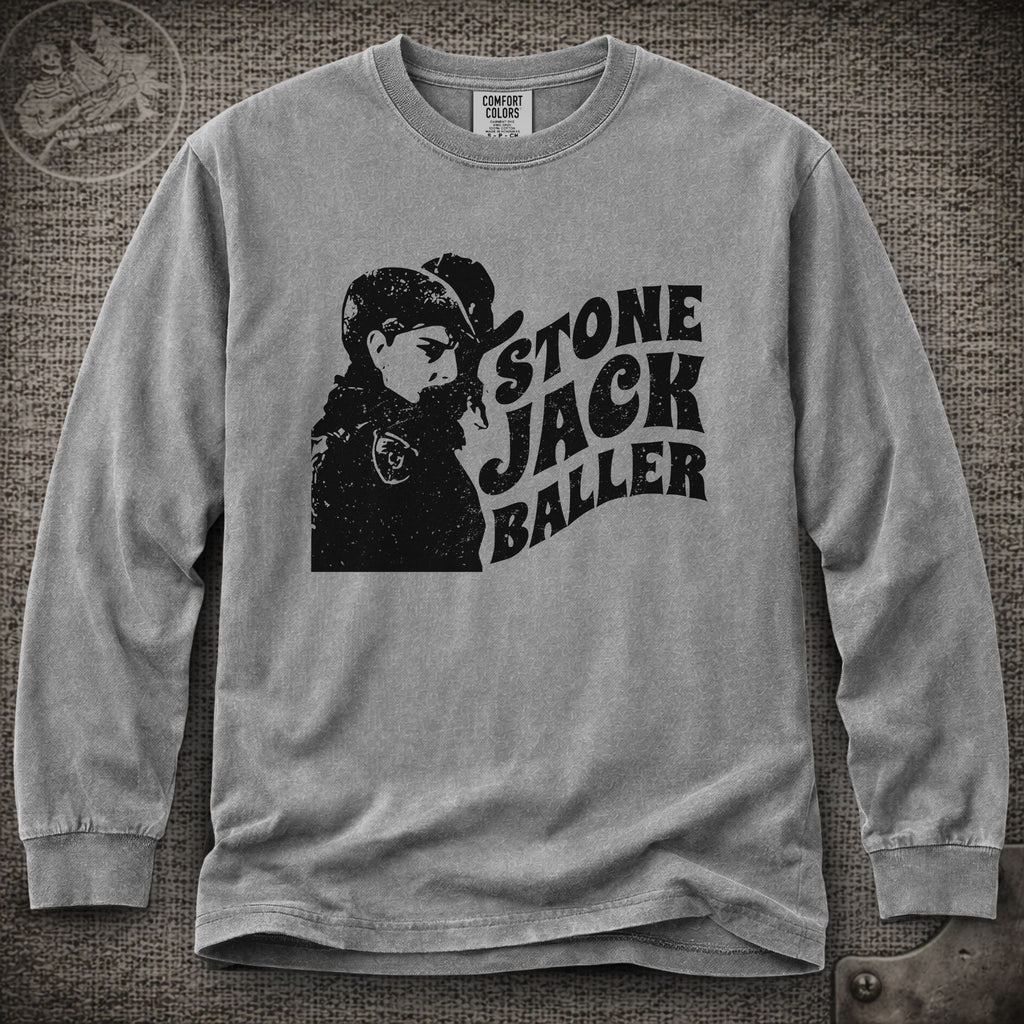 Easy Wind Pigpen | Stone Jack Baller | Grateful Dead Shakedown Lot Style Long Sleeve Tee