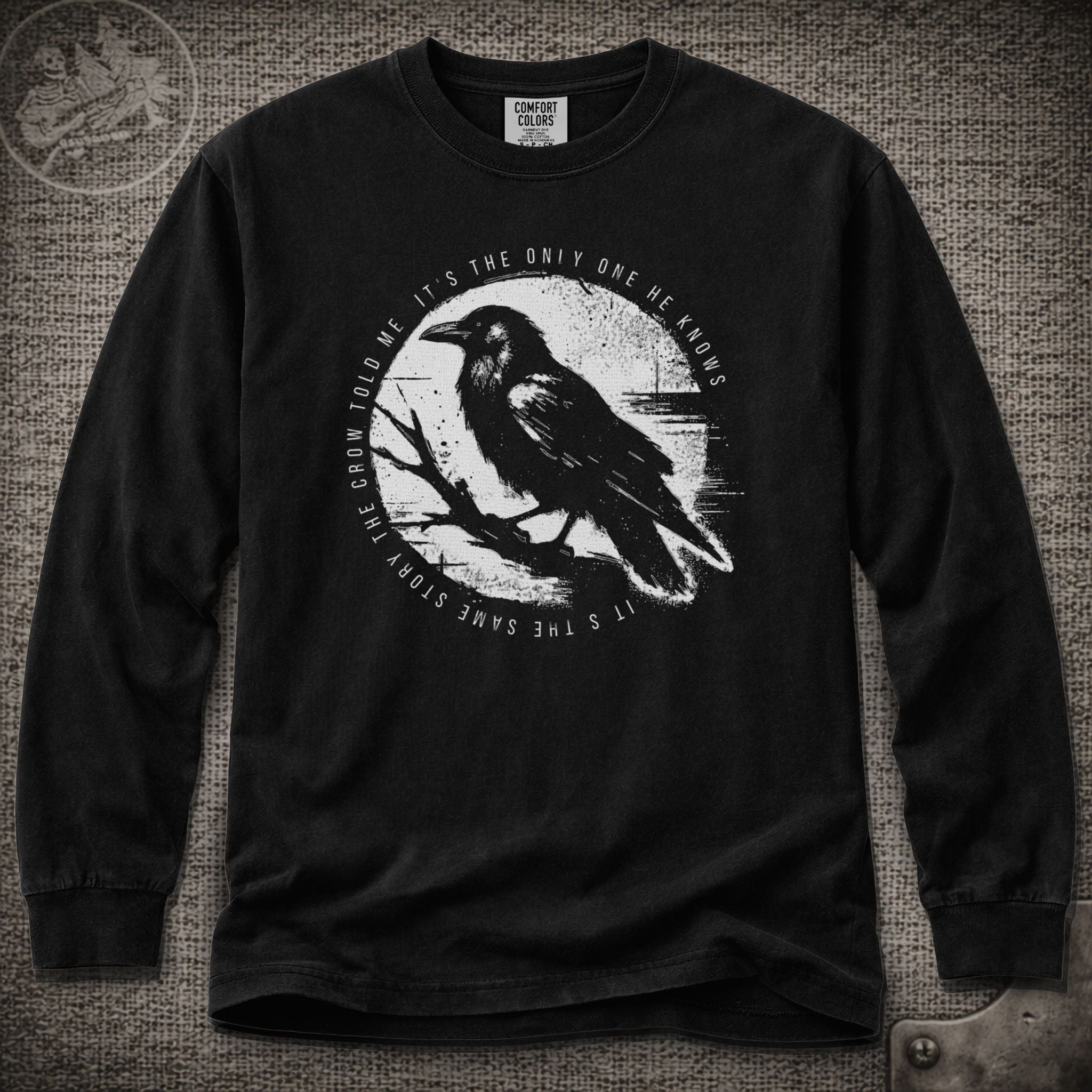 Uncle John's Band | Grateful Dead Crow Told Me Shakedown Lot Style Long Sleeve Tee