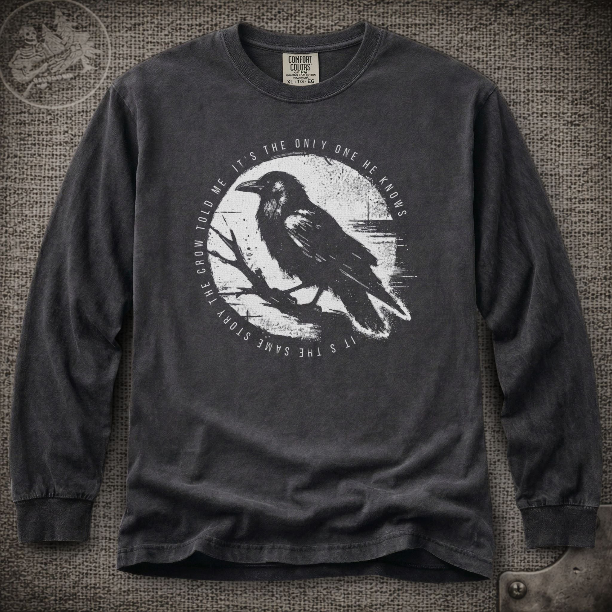 Uncle John's Band | Grateful Dead Crow Told Me Shakedown Lot Style Long Sleeve Tee