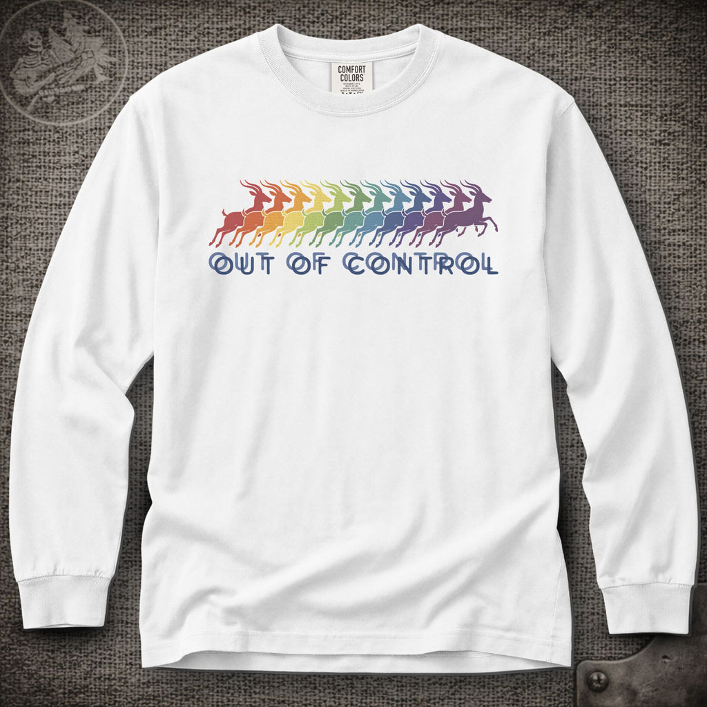 Run Like an Antelope | Phish Inspired Shakedown Lot Style Long Sleeve Tee