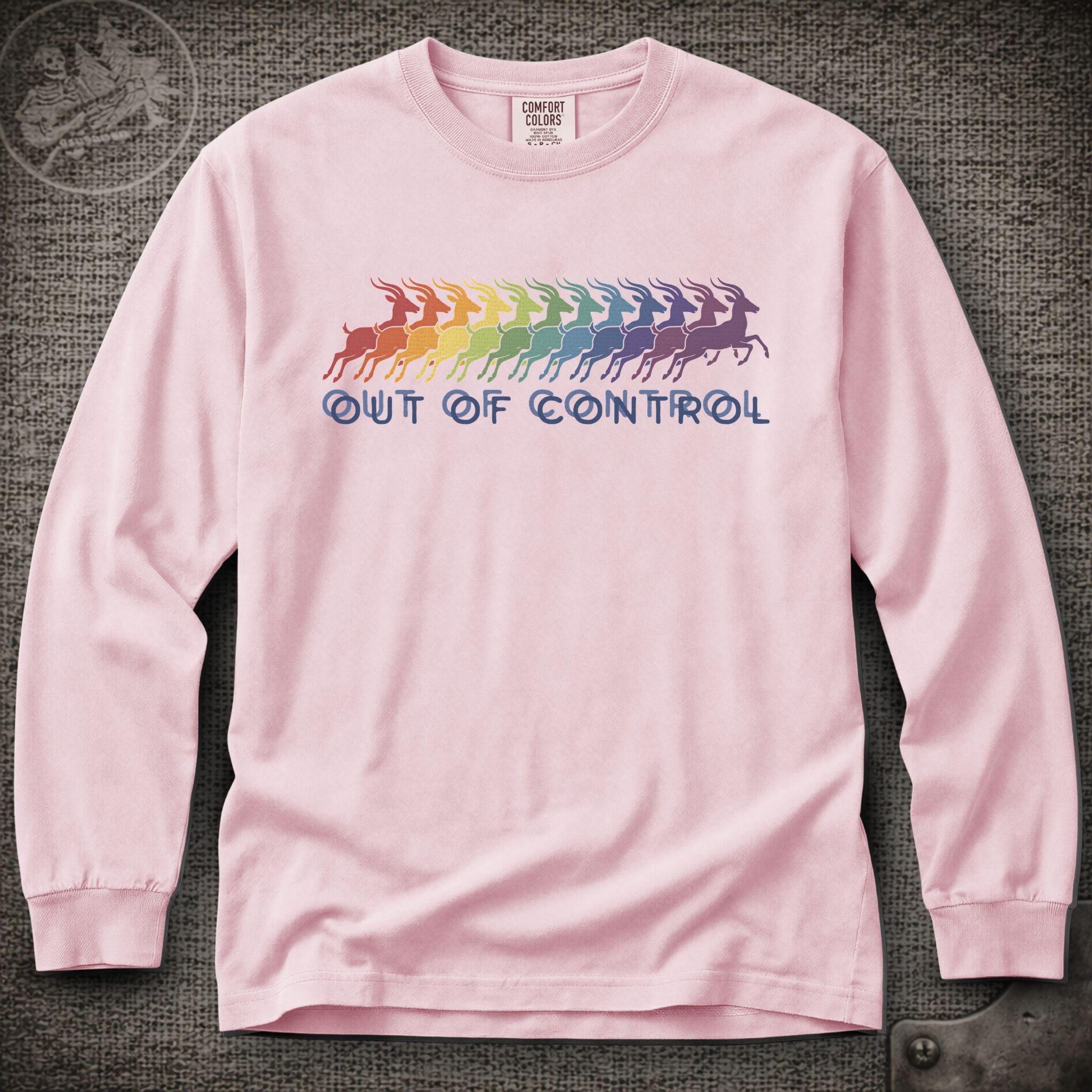 Run Like an Antelope | Phish Inspired Shakedown Lot Style Long Sleeve Tee