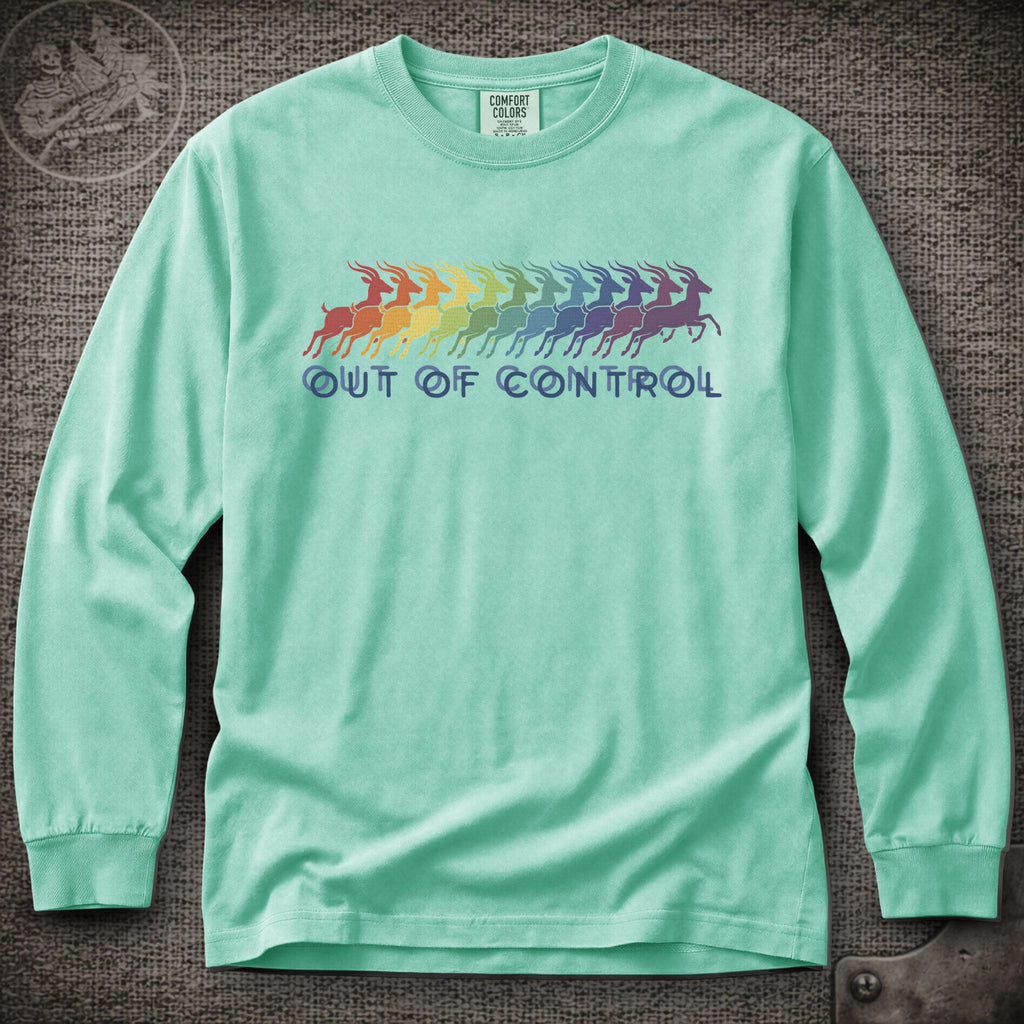 Run Like an Antelope | Phish Inspired Shakedown Lot Style Long Sleeve Tee