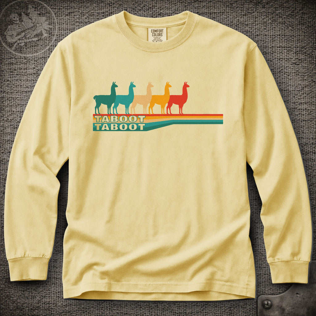 Llama Taboot Taboot | Phish Inspired Shakedown Lot Style Long Sleeve Tee