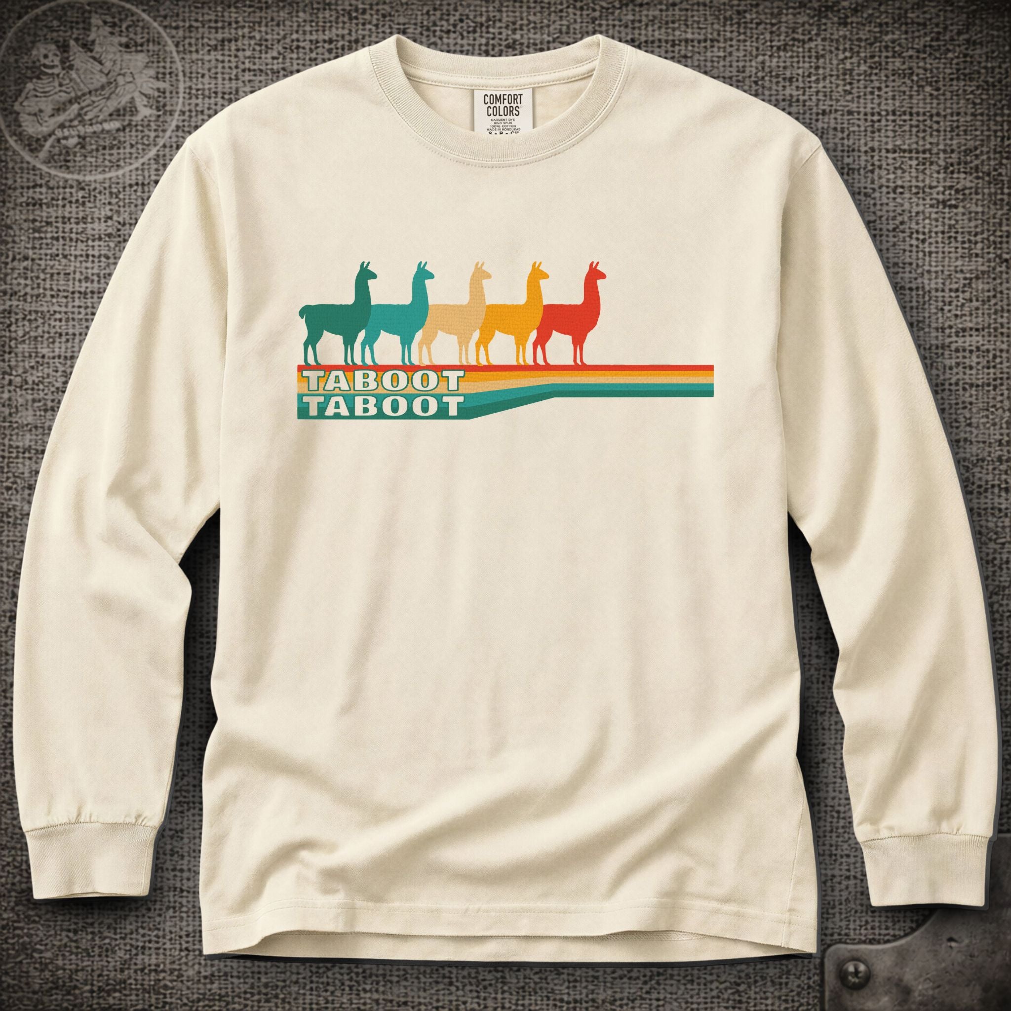 Llama Taboot Taboot | Phish Inspired Shakedown Lot Style Long Sleeve Tee