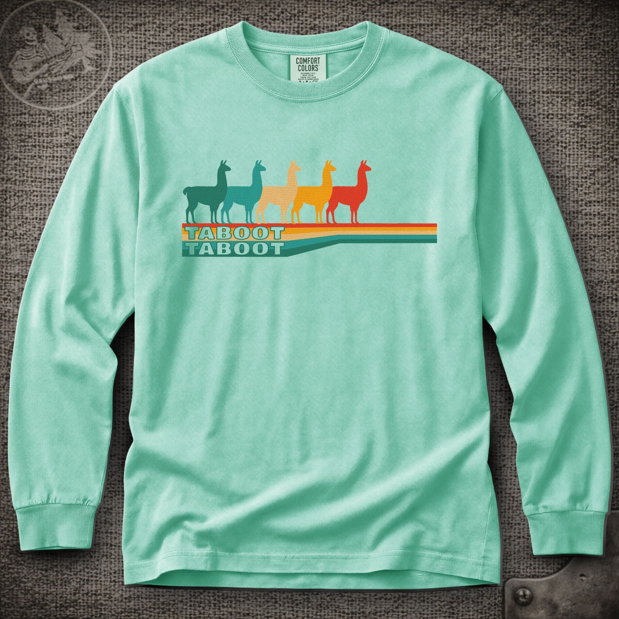 Llama Taboot Taboot | Phish Inspired Shakedown Lot Style Long Sleeve Tee