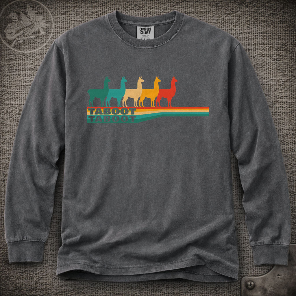 Llama Taboot Taboot | Phish Inspired Shakedown Lot Style Long Sleeve Tee