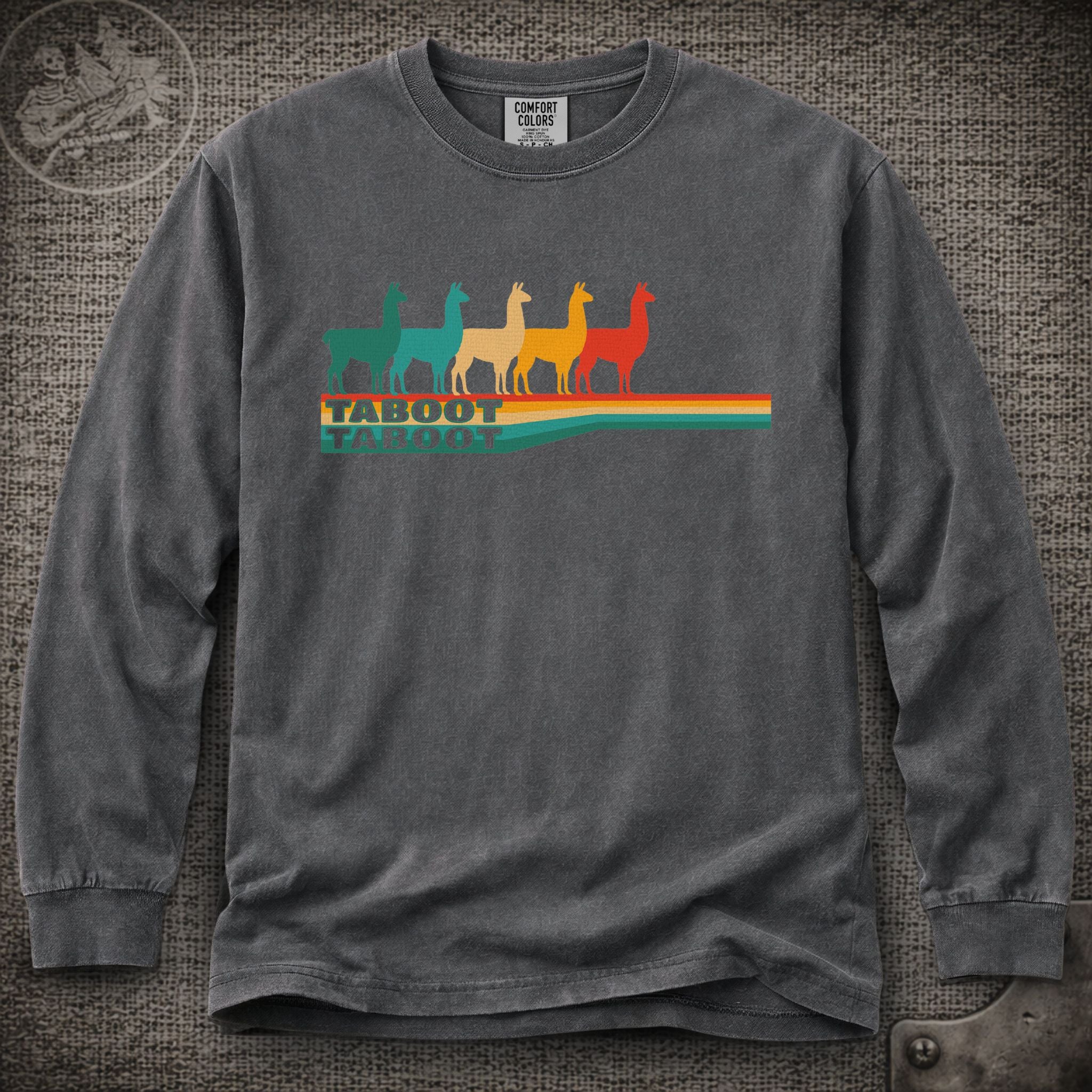 Llama Taboot Taboot | Phish Inspired Shakedown Lot Style Long Sleeve Tee
