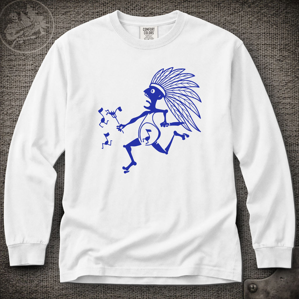 Blue Indian | Widespread Panic Shakedown Lot Style Long Sleeve Tee