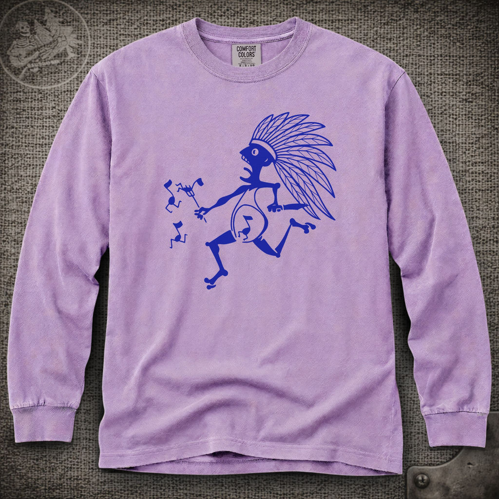 Blue Indian | Widespread Panic Shakedown Lot Style Long Sleeve Tee