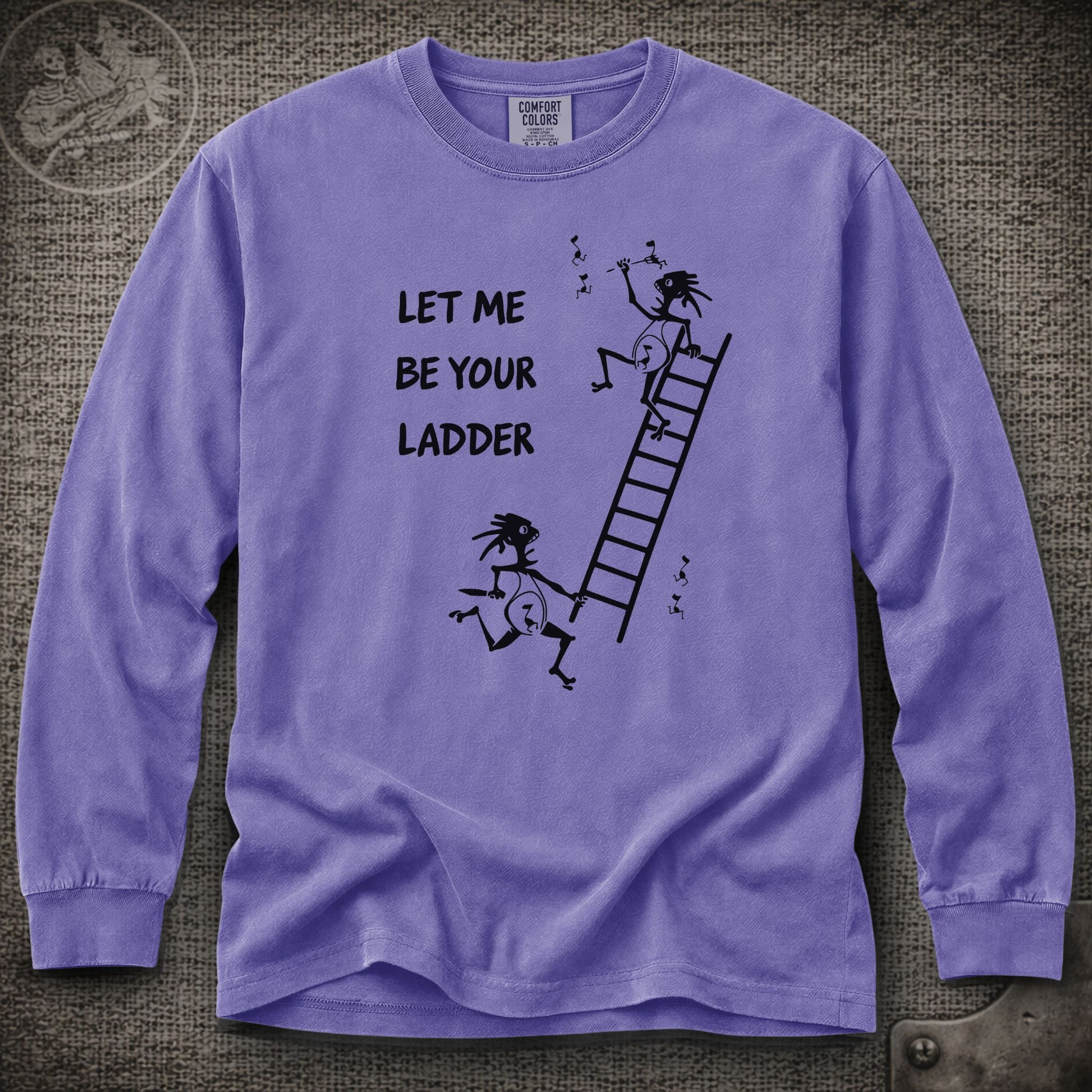 Climb to Safety | Let Me Be Your Ladder | Widespread Panic Shakedown Lot Style Long Sleeve Tee