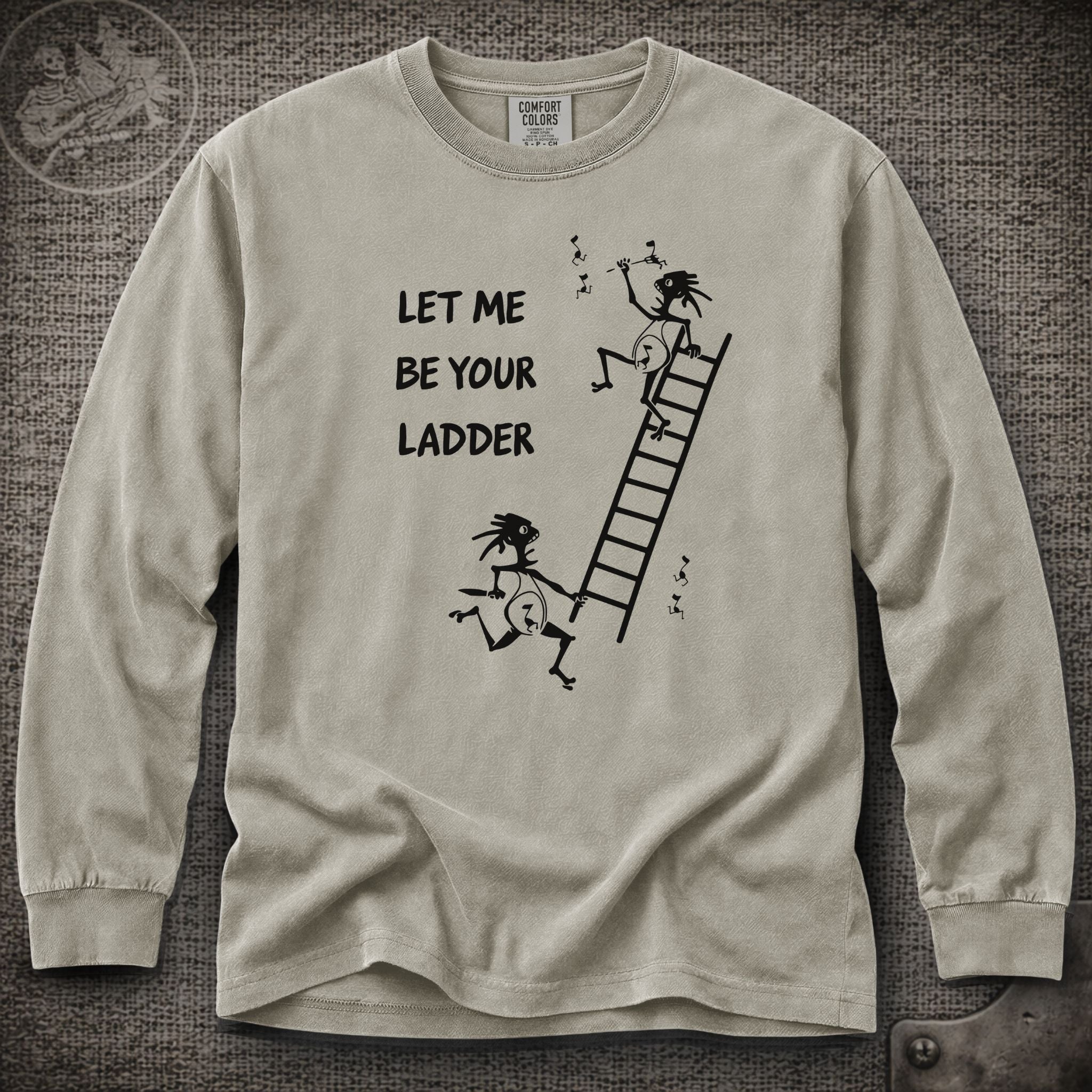 Climb to Safety | Let Me Be Your Ladder | Widespread Panic Shakedown Lot Style Long Sleeve Tee