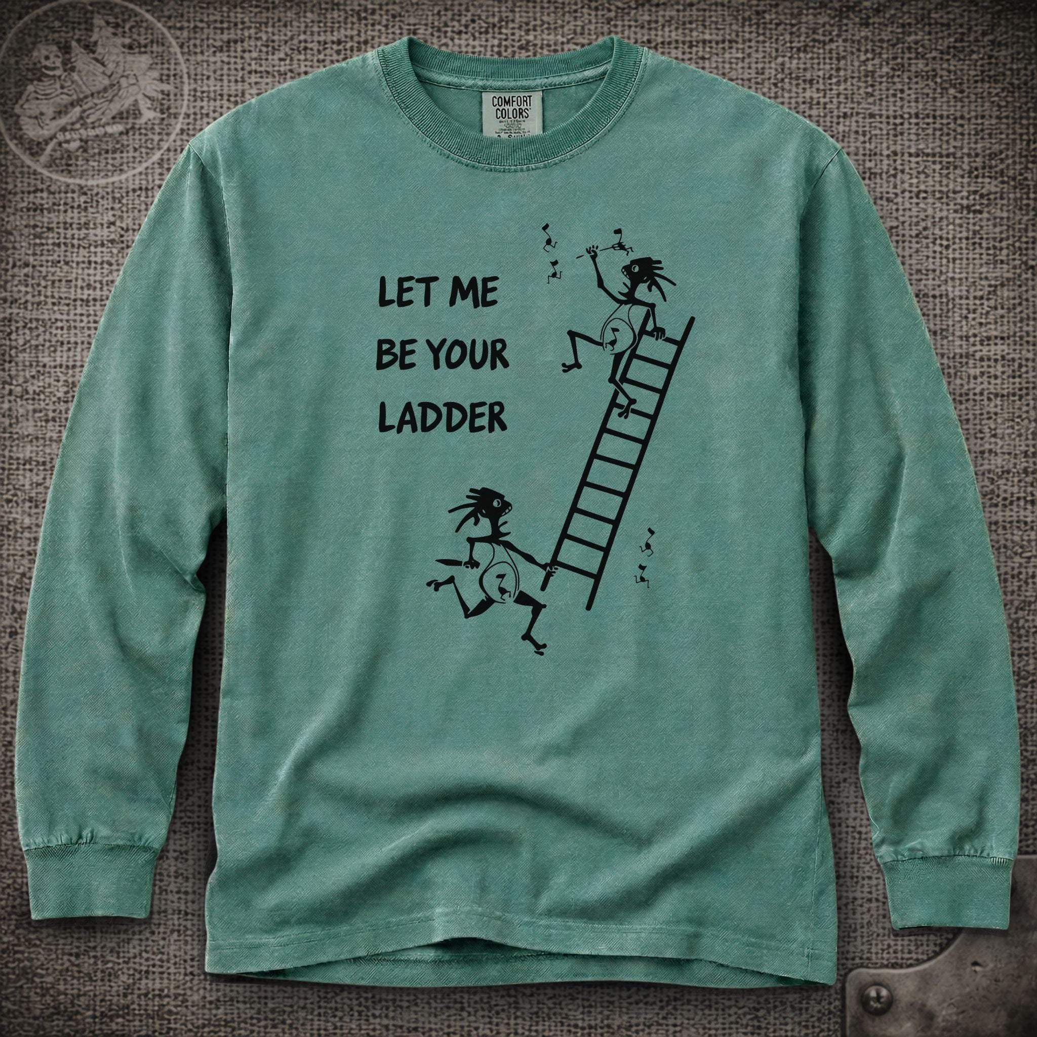 Climb to Safety | Let Me Be Your Ladder | Widespread Panic Shakedown Lot Style Long Sleeve Tee