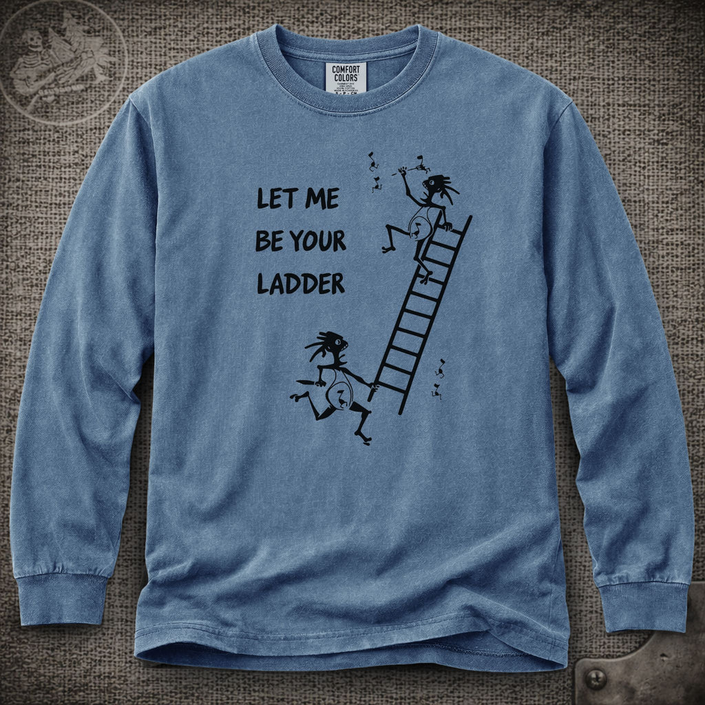 Climb to Safety | Let Me Be Your Ladder | Widespread Panic Shakedown Lot Style Long Sleeve Tee
