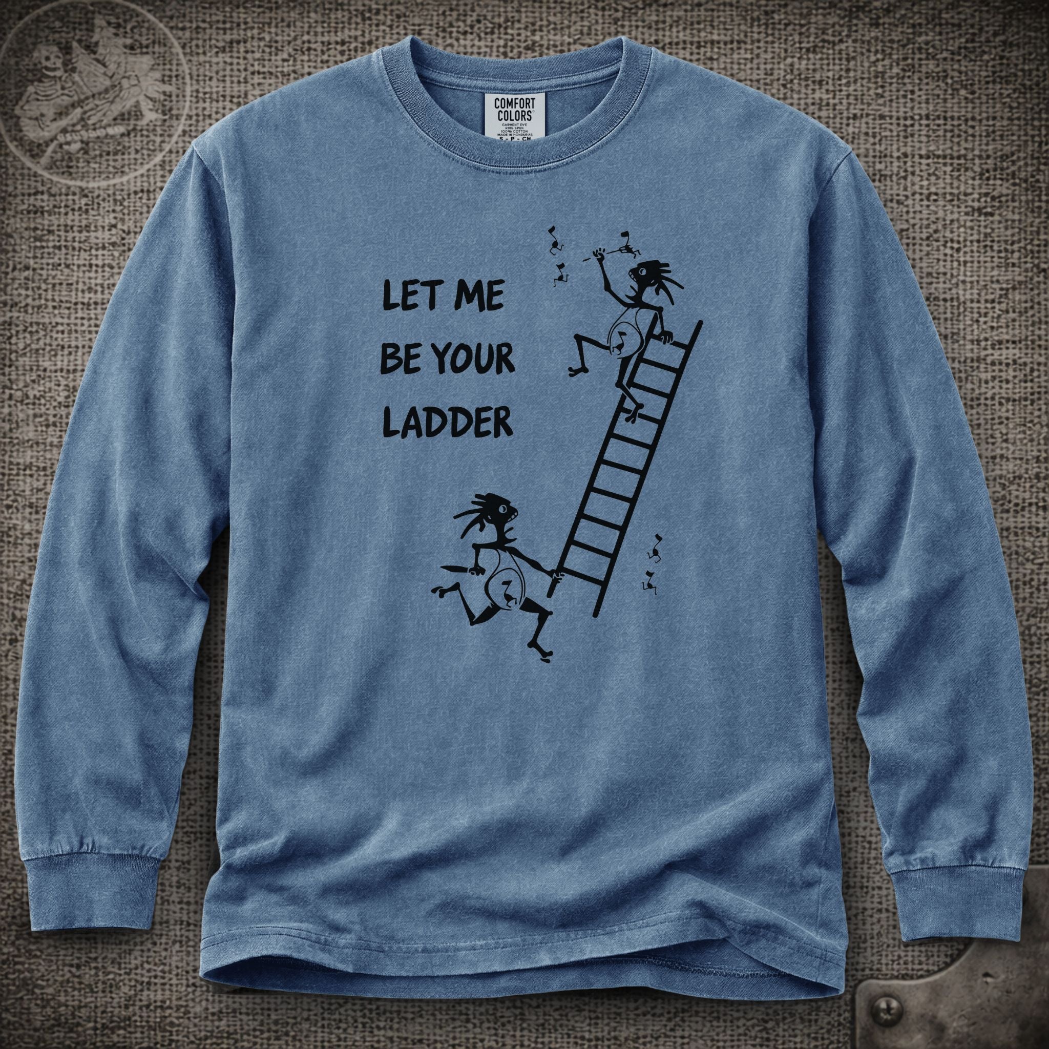 Climb to Safety | Let Me Be Your Ladder | Widespread Panic Shakedown Lot Style Long Sleeve Tee