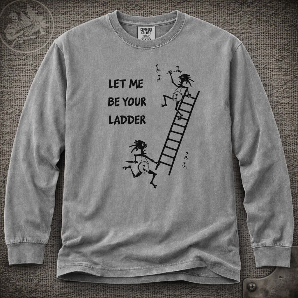 Climb to Safety | Let Me Be Your Ladder | Widespread Panic Shakedown Lot Style Long Sleeve Tee