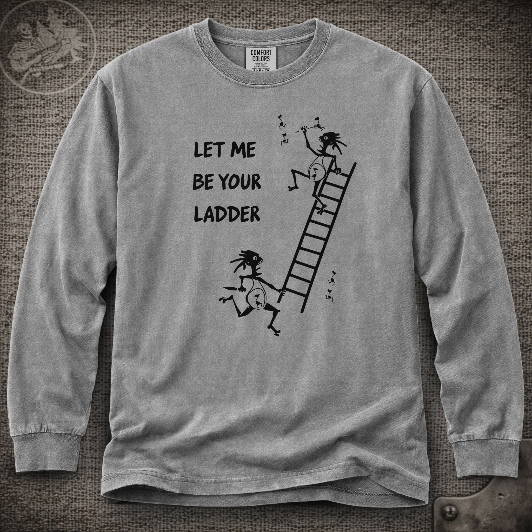Climb to Safety | Let Me Be Your Ladder | Widespread Panic Shakedown Lot Style Long Sleeve Tee