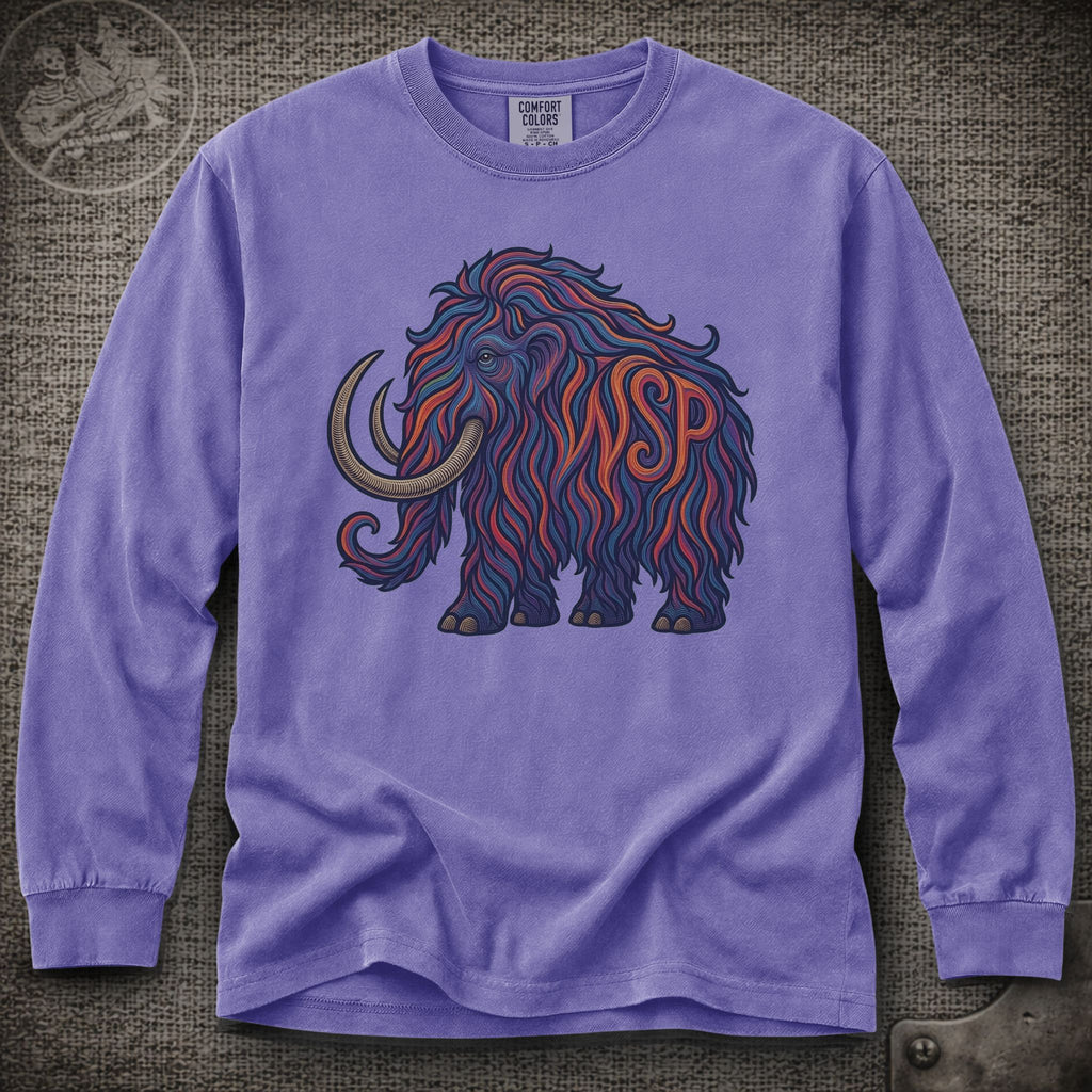 Big Wooly Mammoth  | Widespread Panic Shakedown Lot Style Long Sleeve Tee