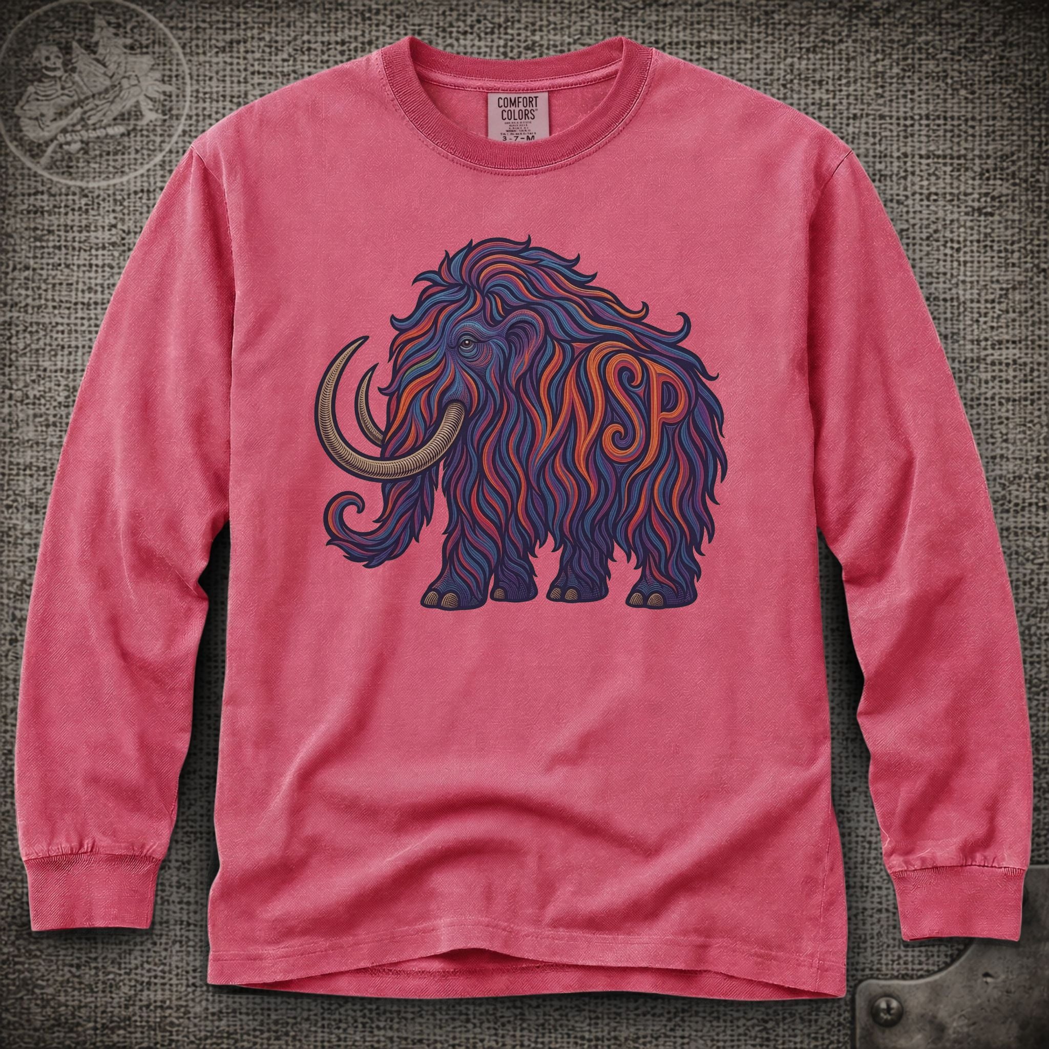 Big Wooly Mammoth  | Widespread Panic Shakedown Lot Style Long Sleeve Tee