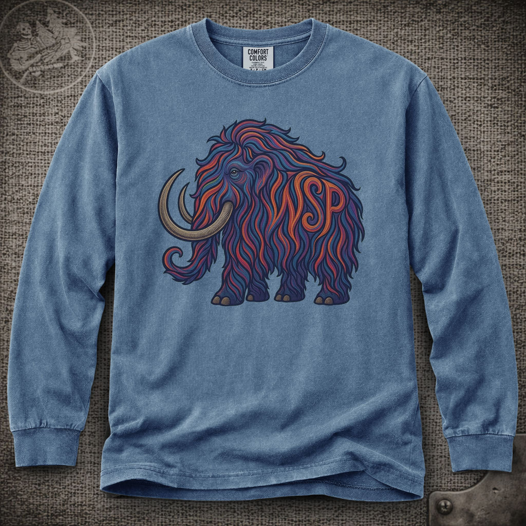 Big Wooly Mammoth  | Widespread Panic Shakedown Lot Style Long Sleeve Tee